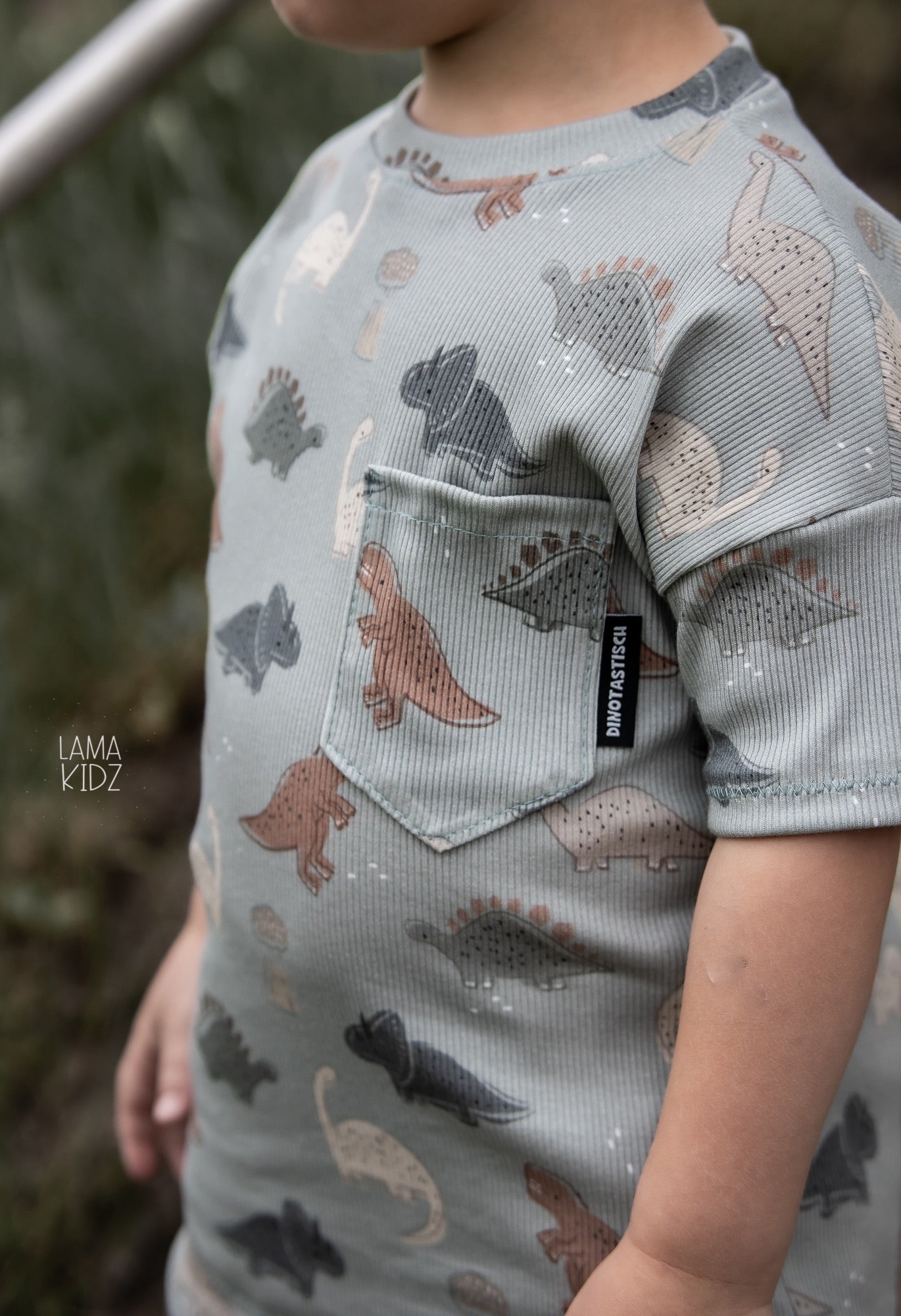 Dino Walker green - Rib Jersey