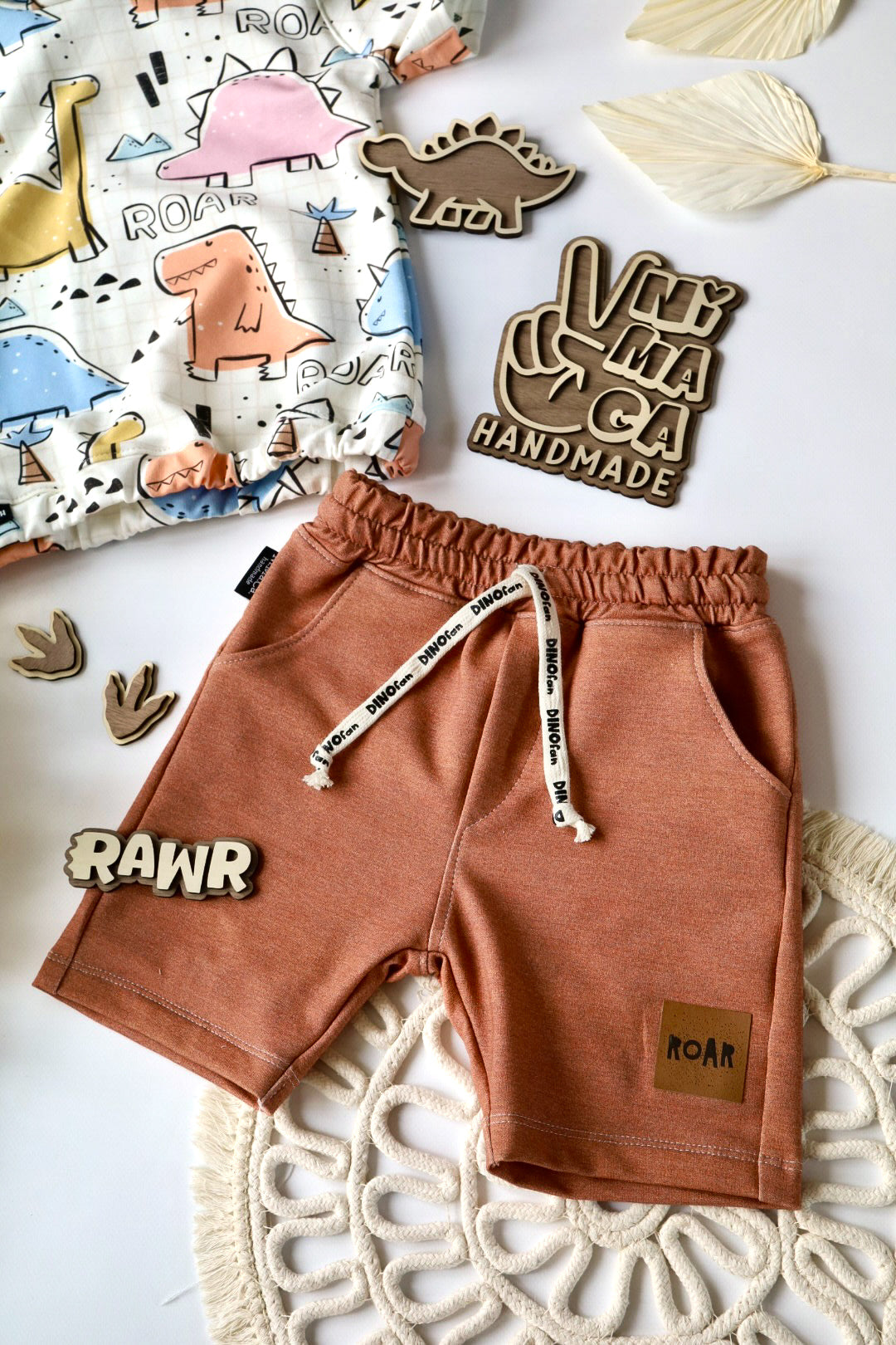 Denim Dusty Orange - French Terry