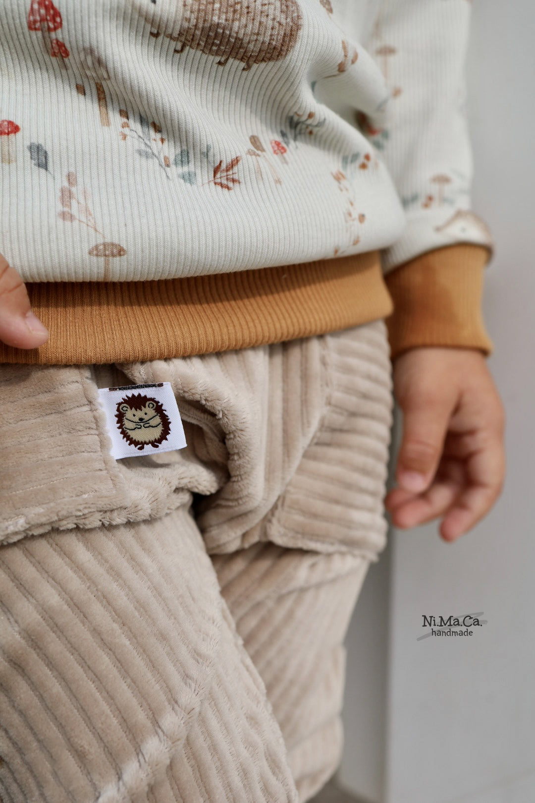 Igelchen im Herbst - Rib Jersey