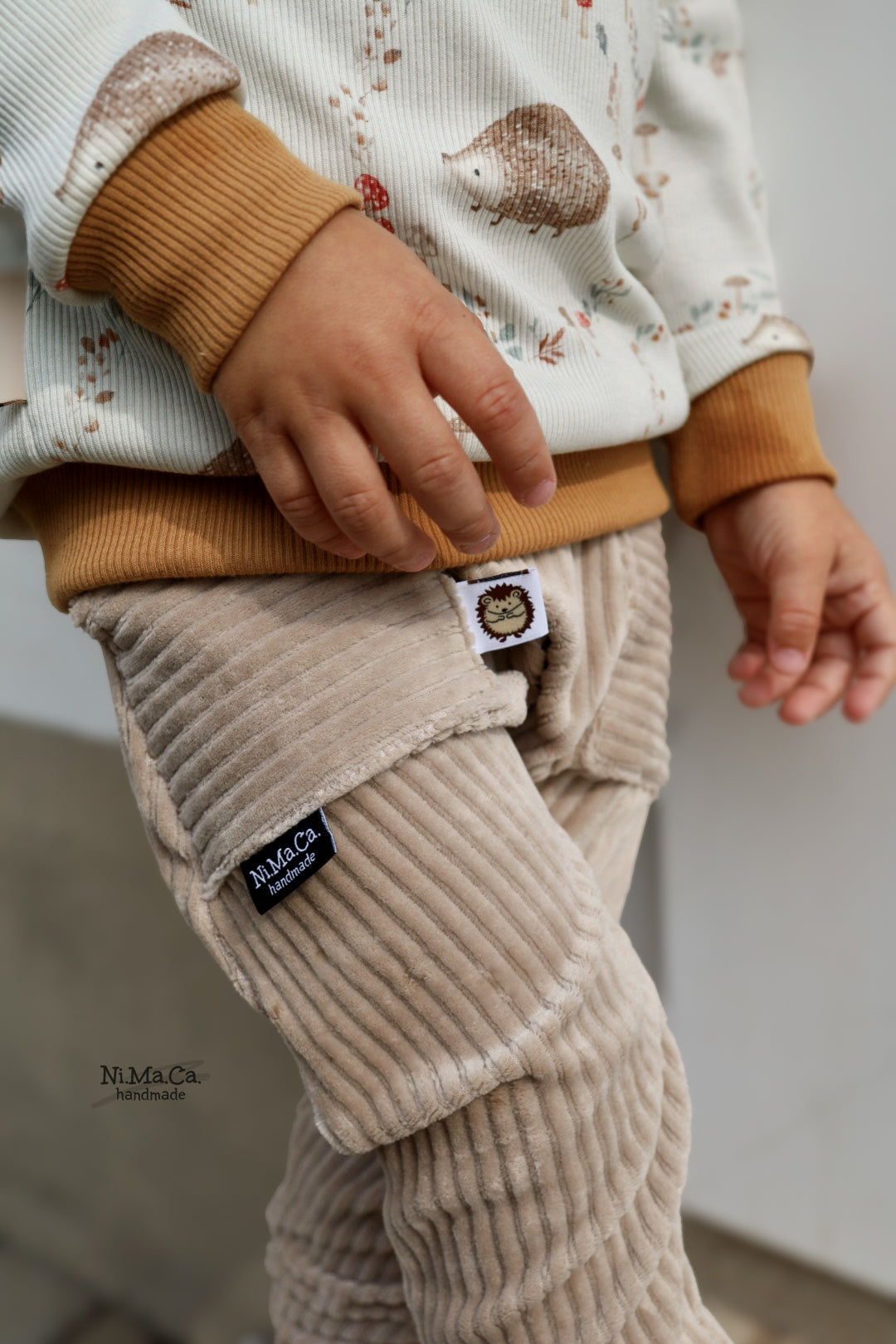 Igelchen im Herbst - Web Label