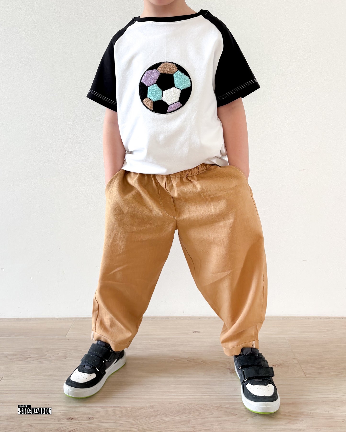 Fussball bunt - Chenille Patch