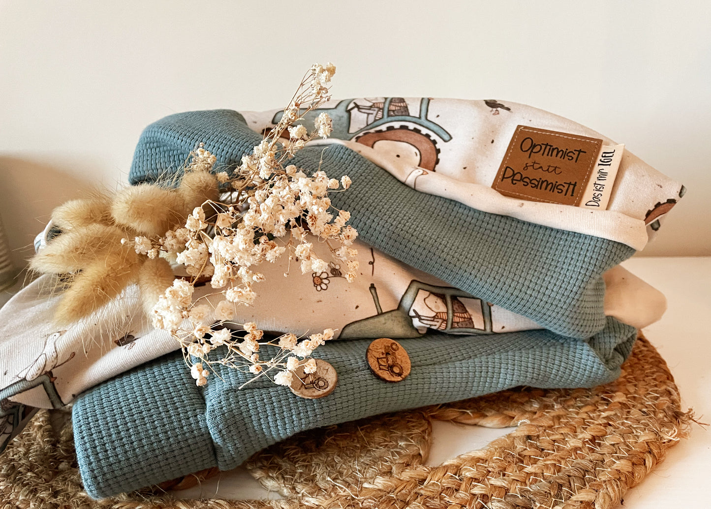 Igel im Traktor - French Terry