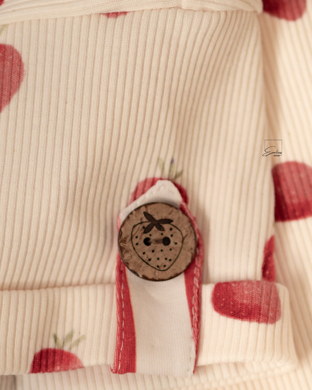Erdbeeren - Rib Jersey