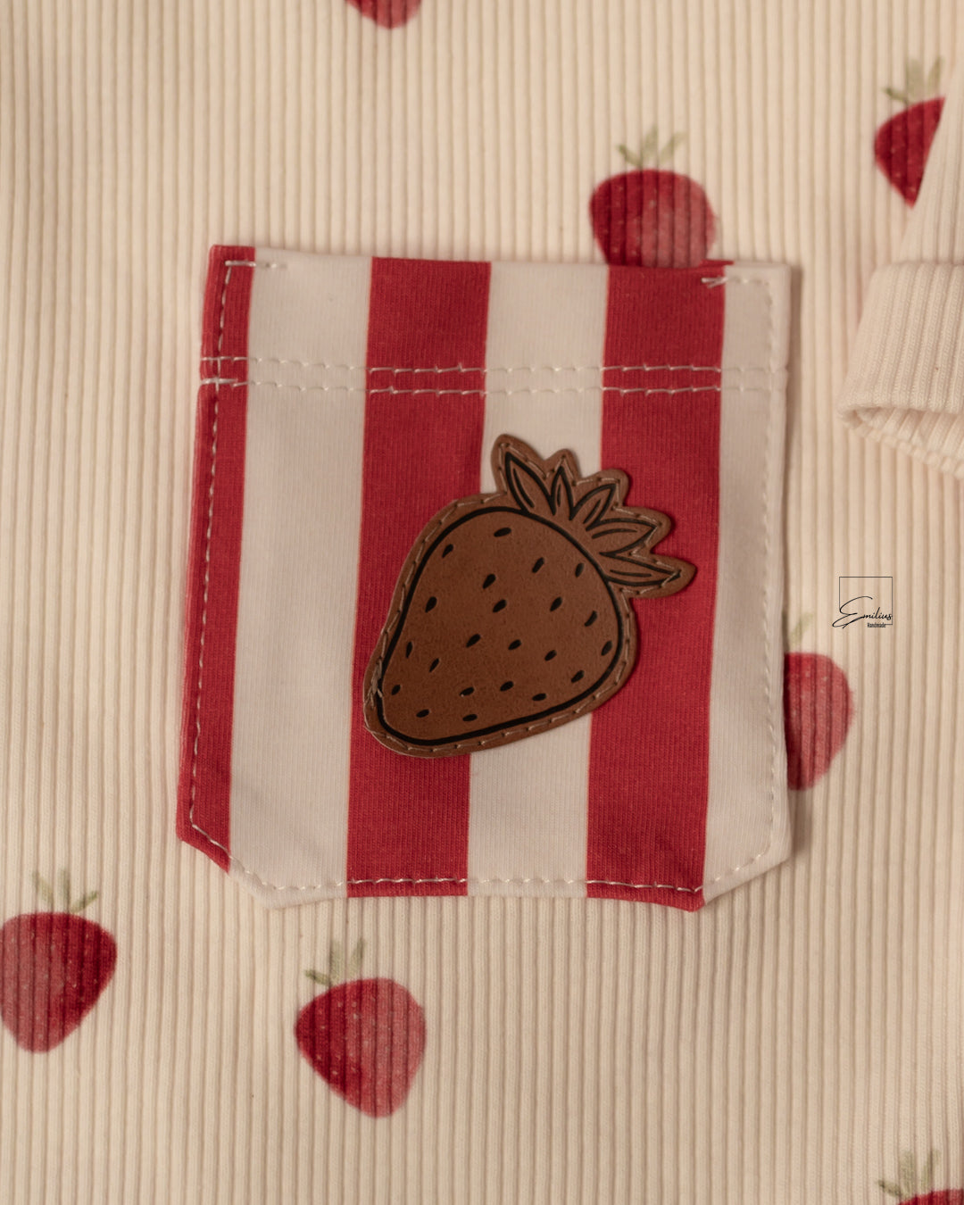 Erdbeeren - Rib Jersey