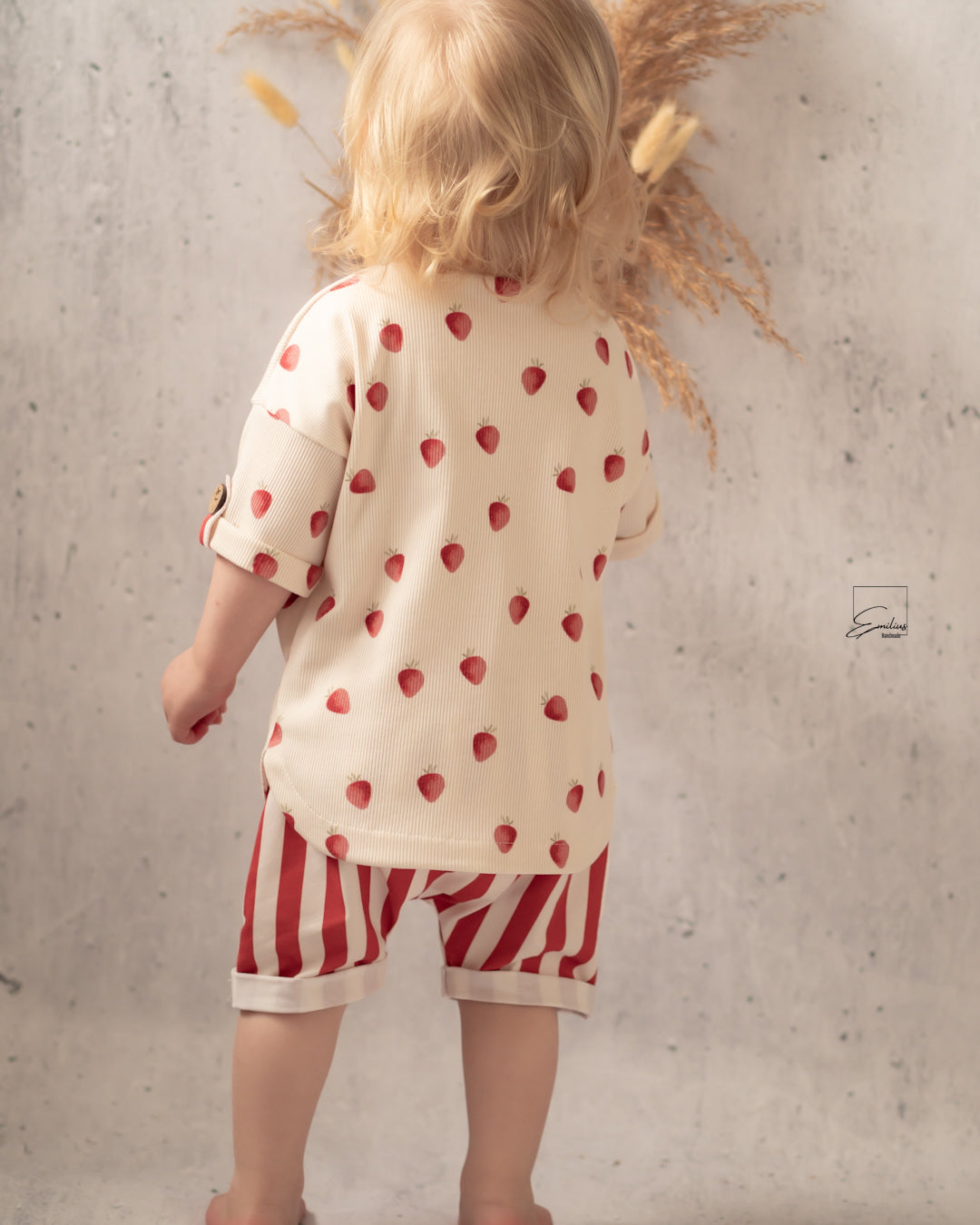 Erdbeeren - Rib Jersey