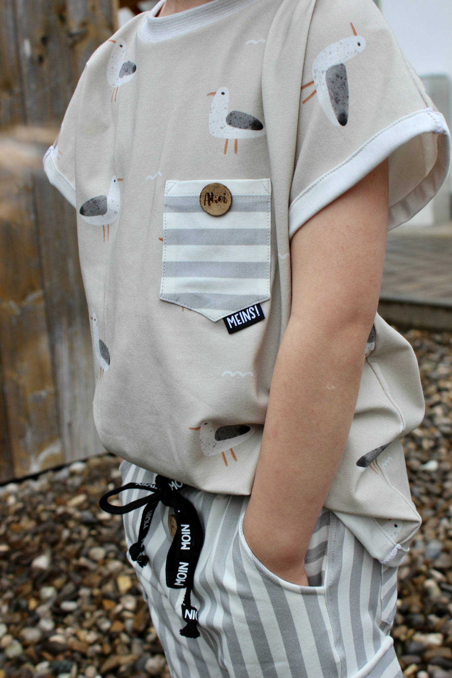 Möwen beige - Jersey