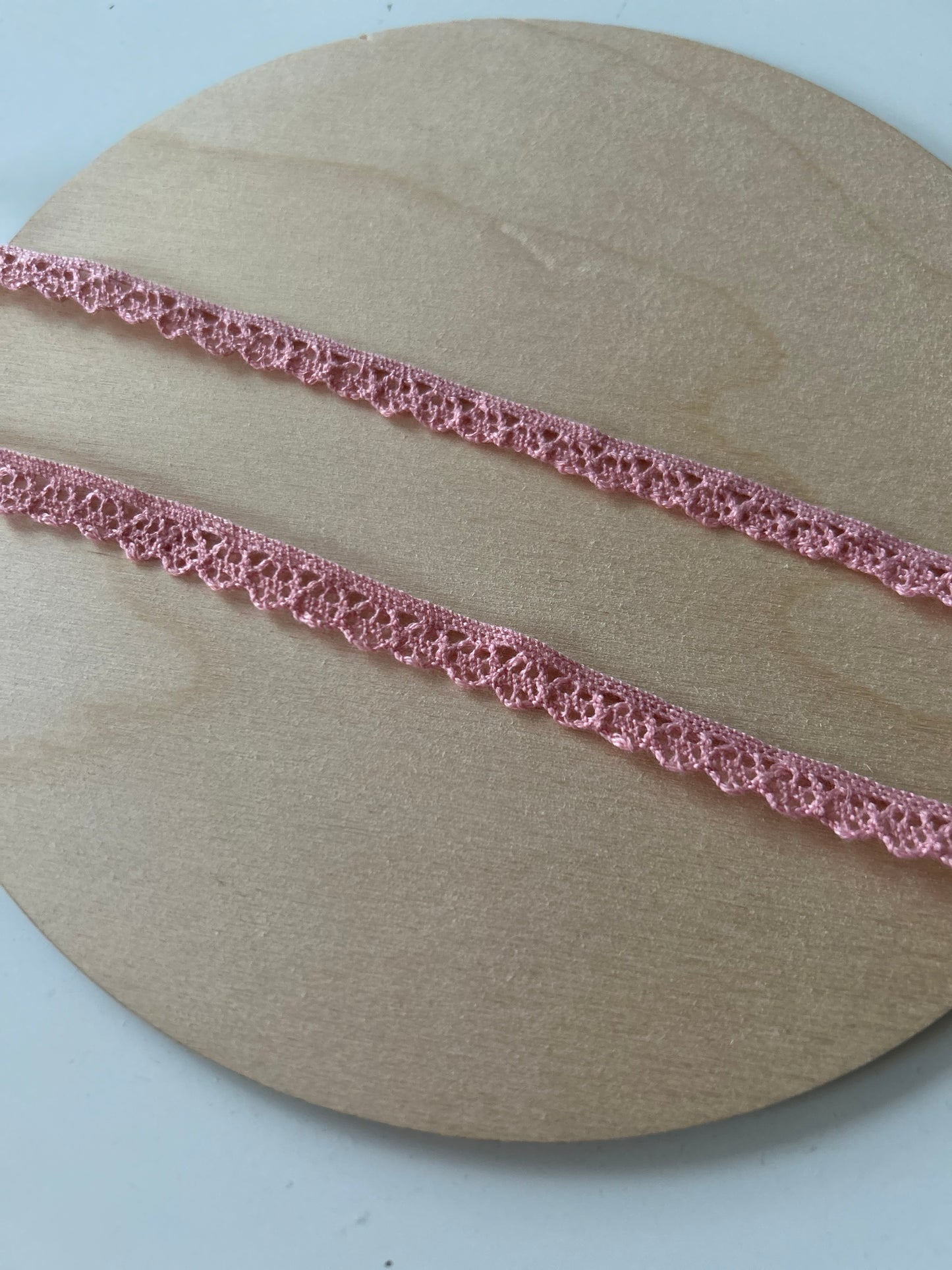 Baumwoll Spitze rosa