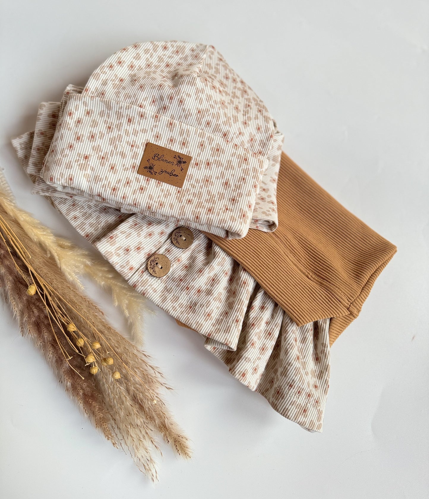 Streublümchen creme - Rib Jersey