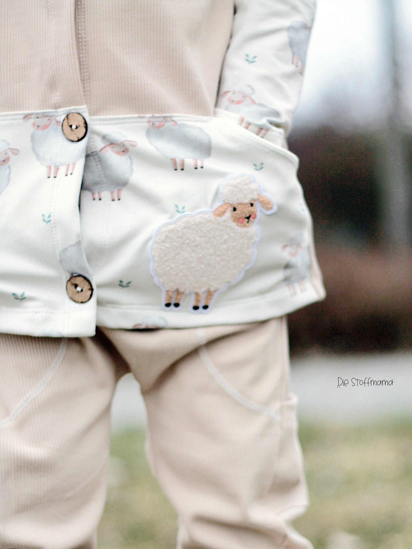Schaf - Chenille Patch