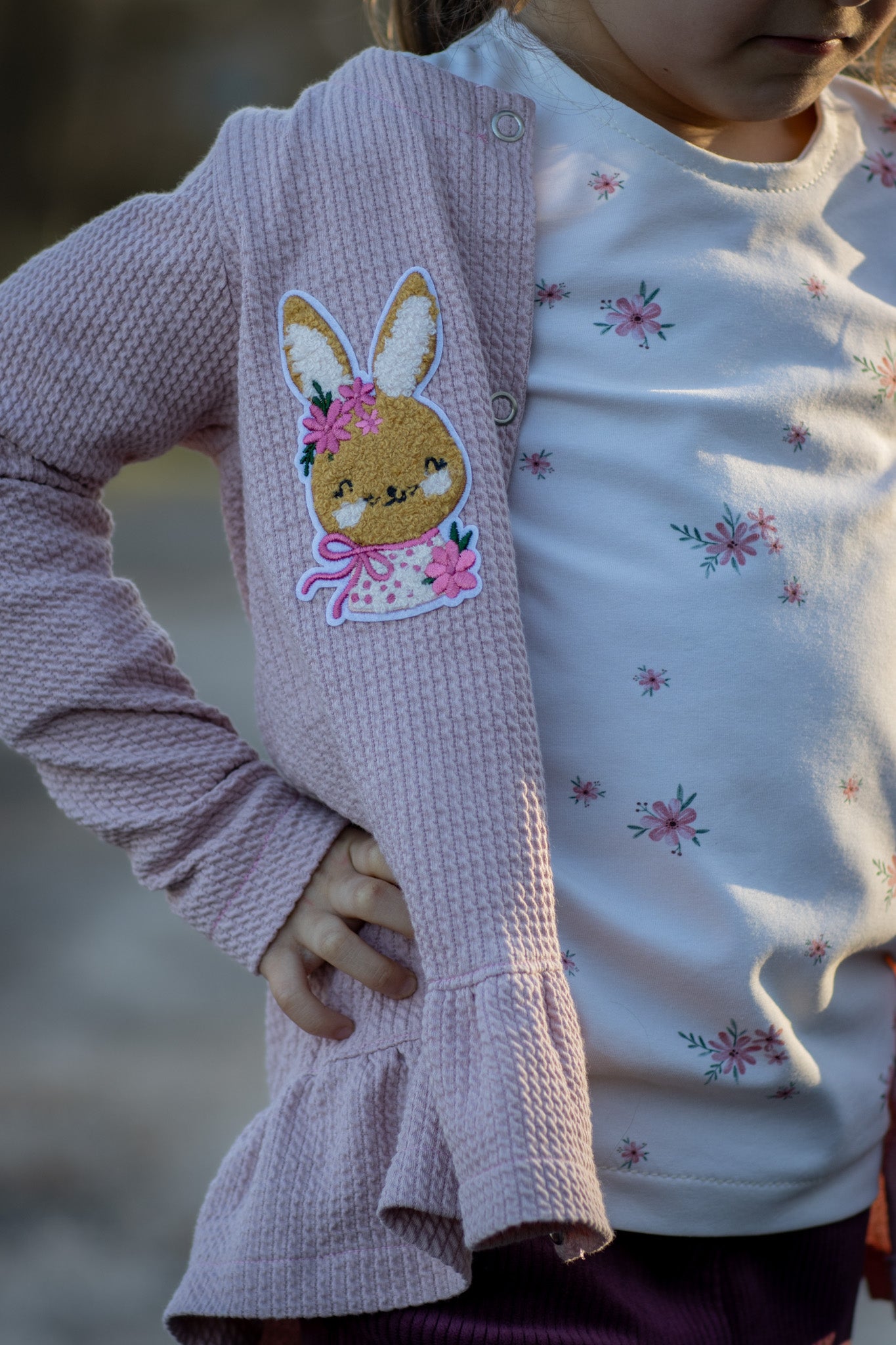 Hasenmädchen - Chenille Patch