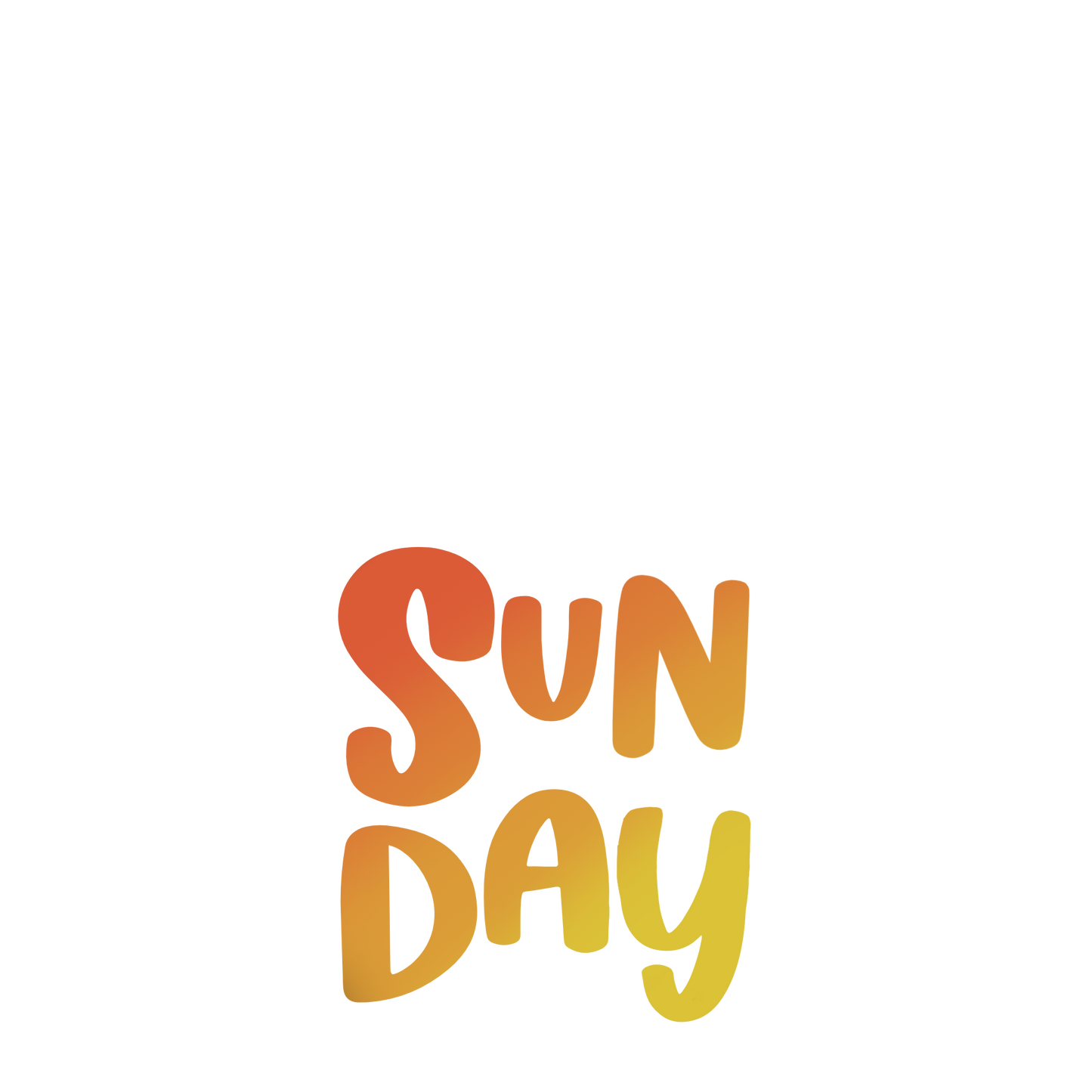 Sun Day - Bügelbild