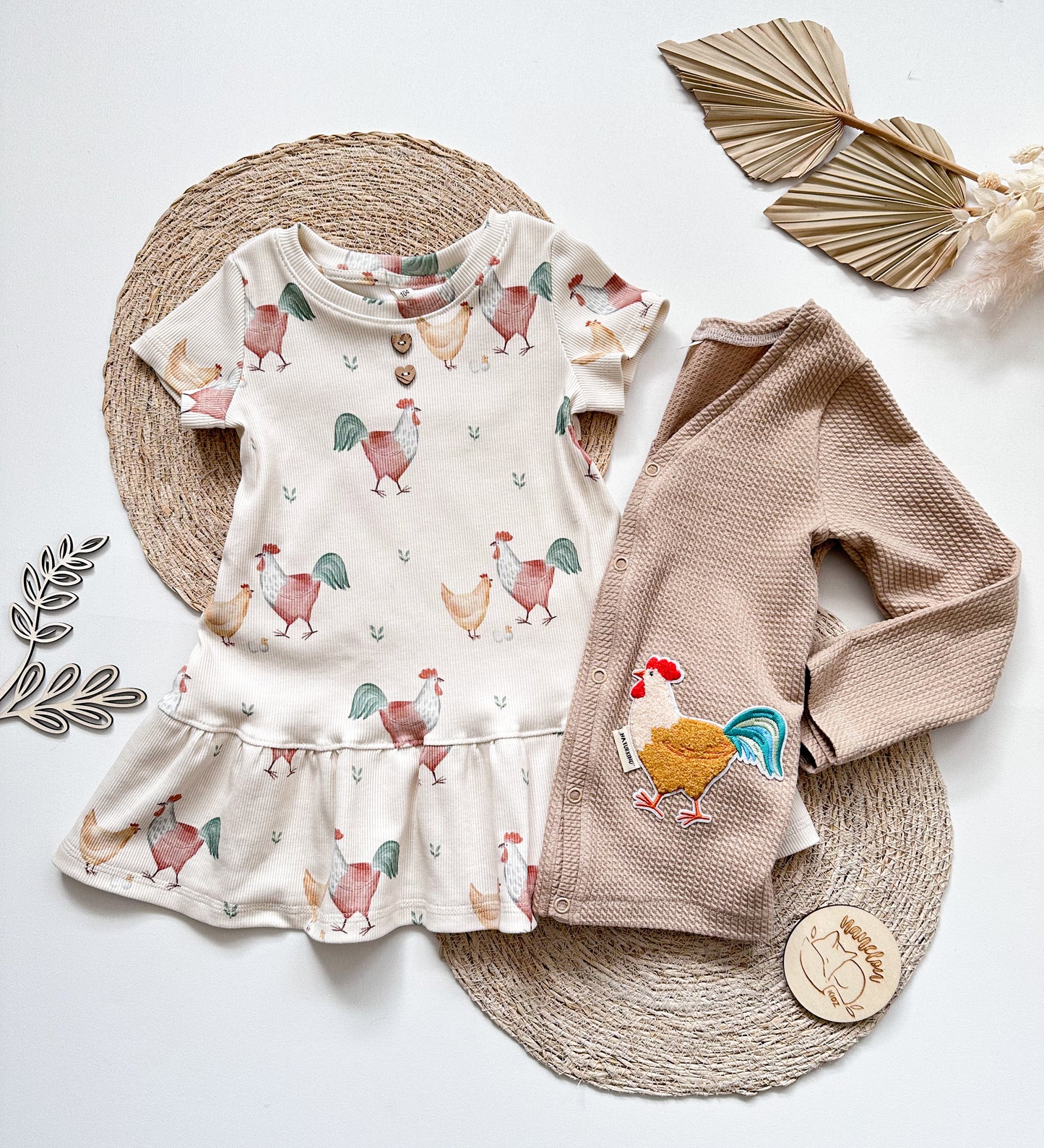 Hühner - Rib Jersey