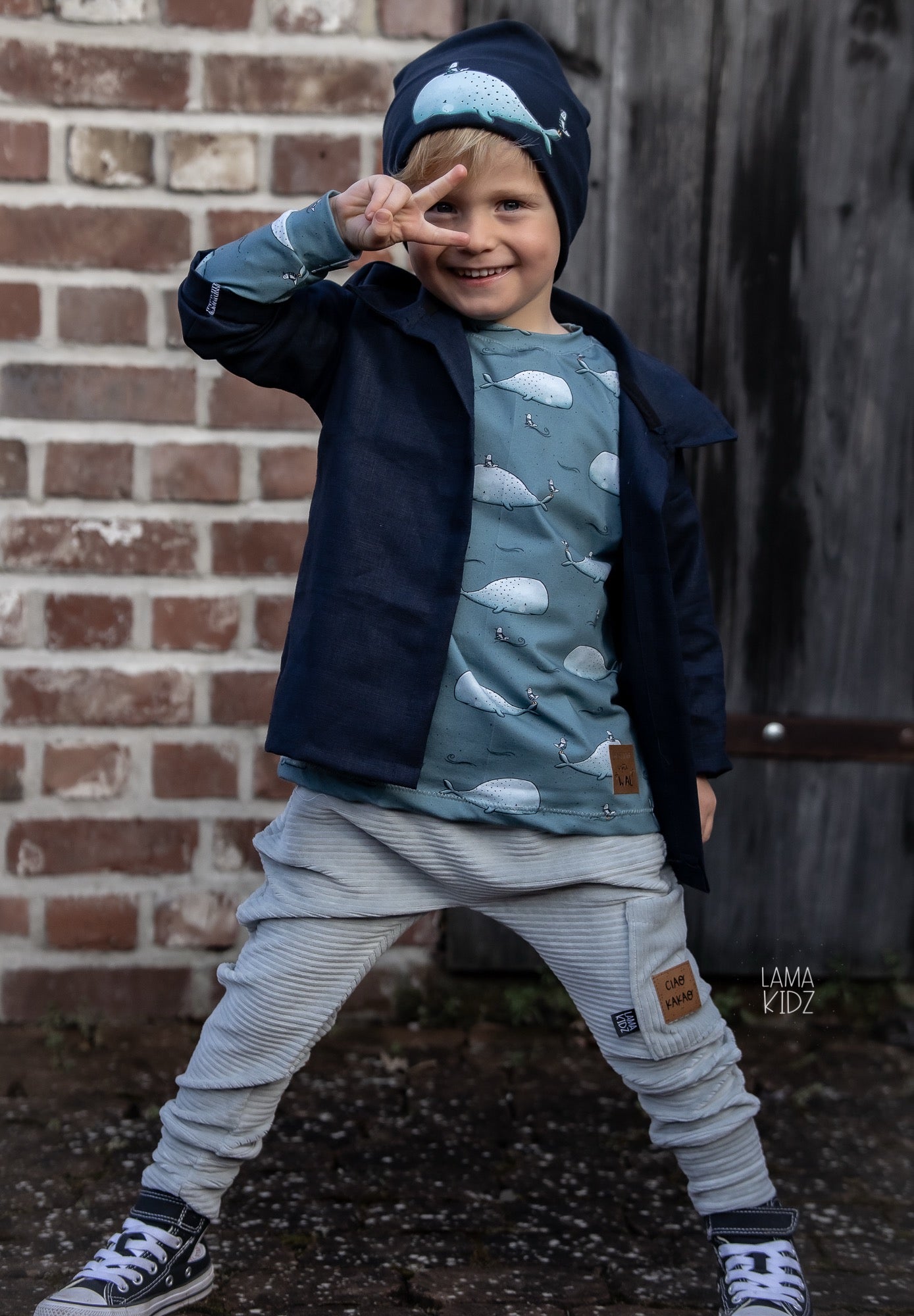 Wal & Möwen blue - Jersey