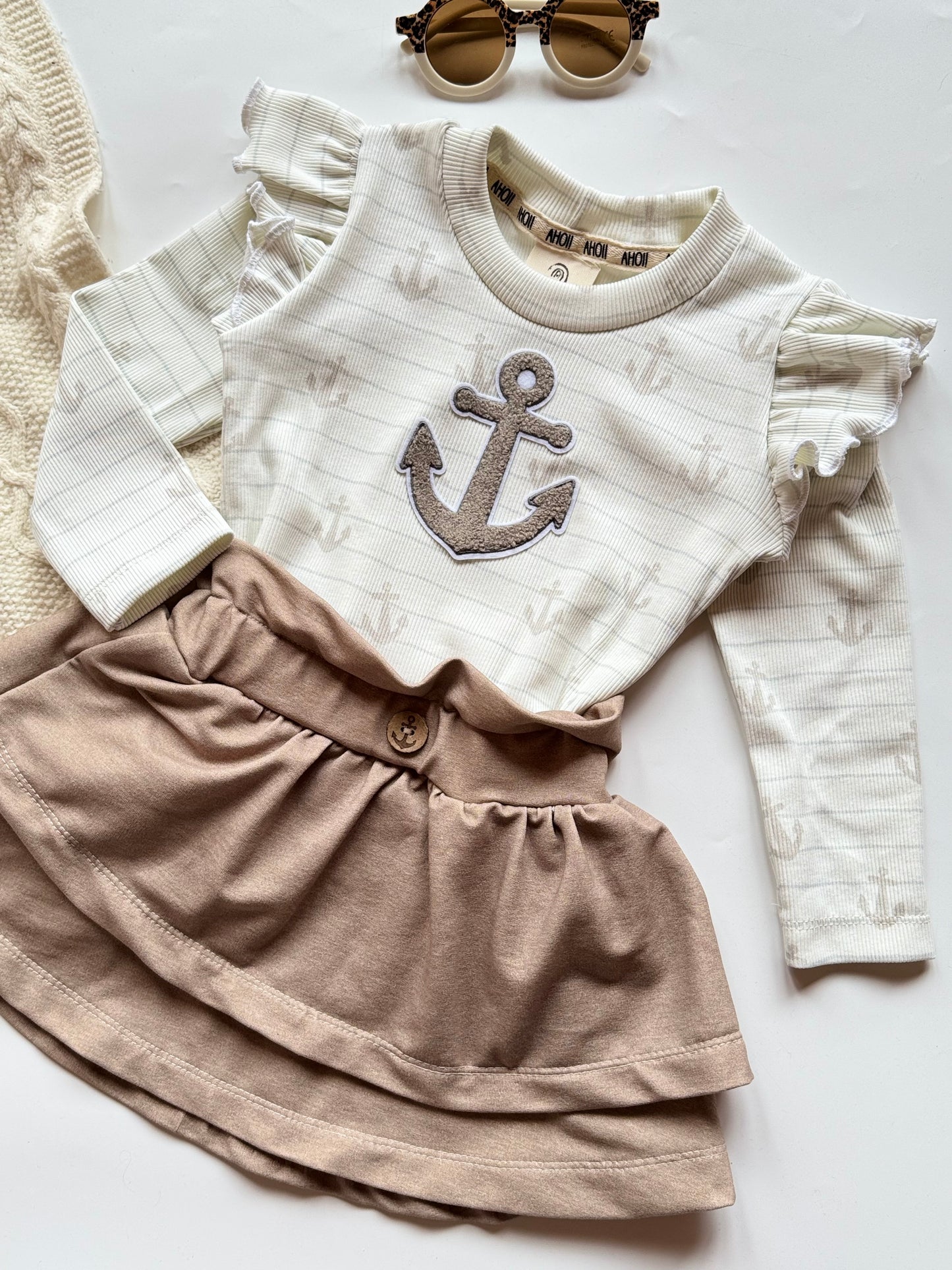 Denim French Terry hellbeige