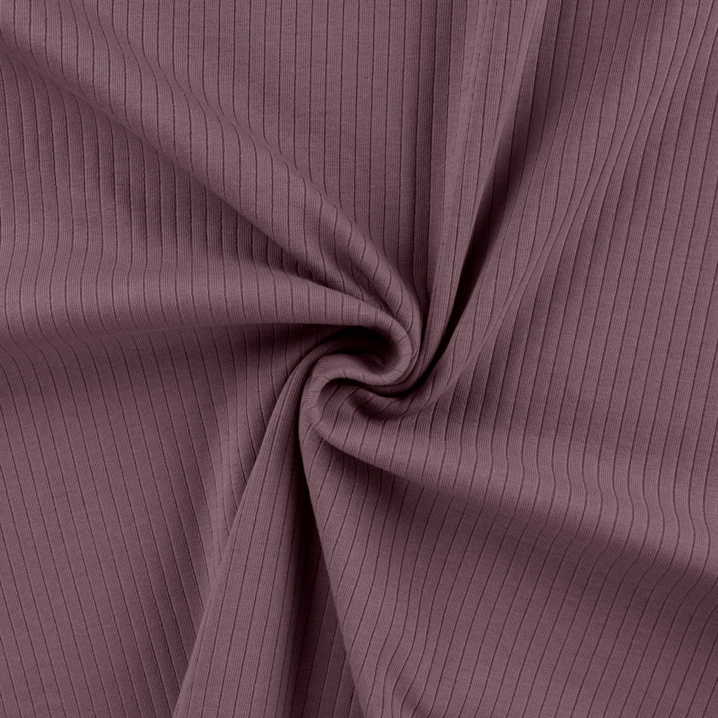 Breit Rib Jersey mauve