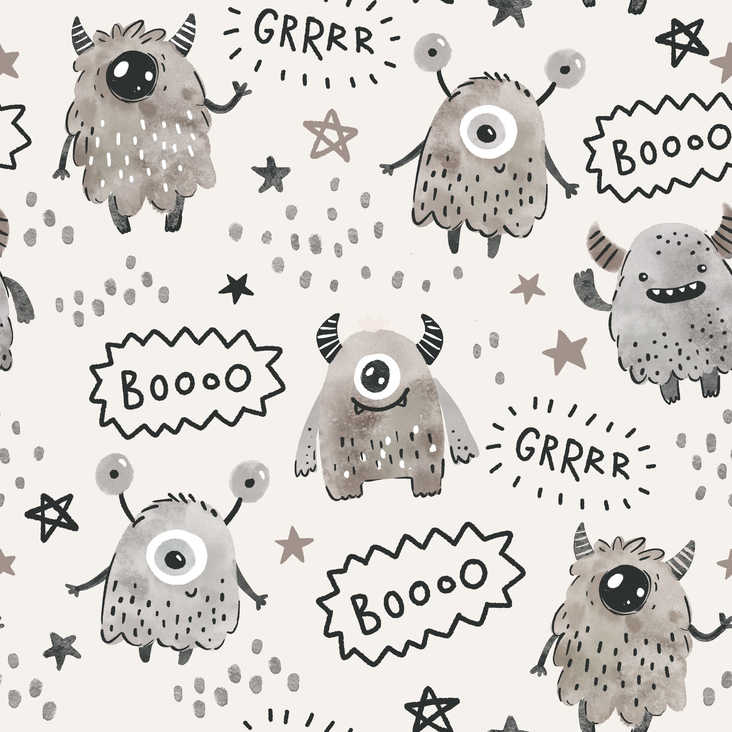 Monsters - French Terry