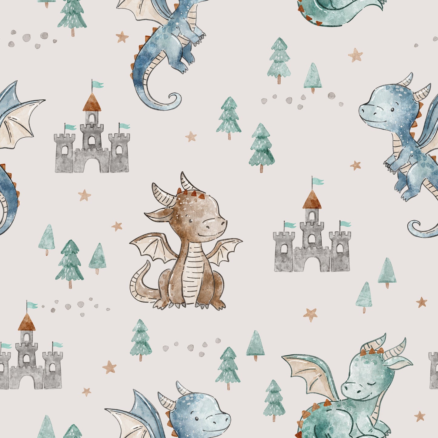 Drachen Welt - French Terry