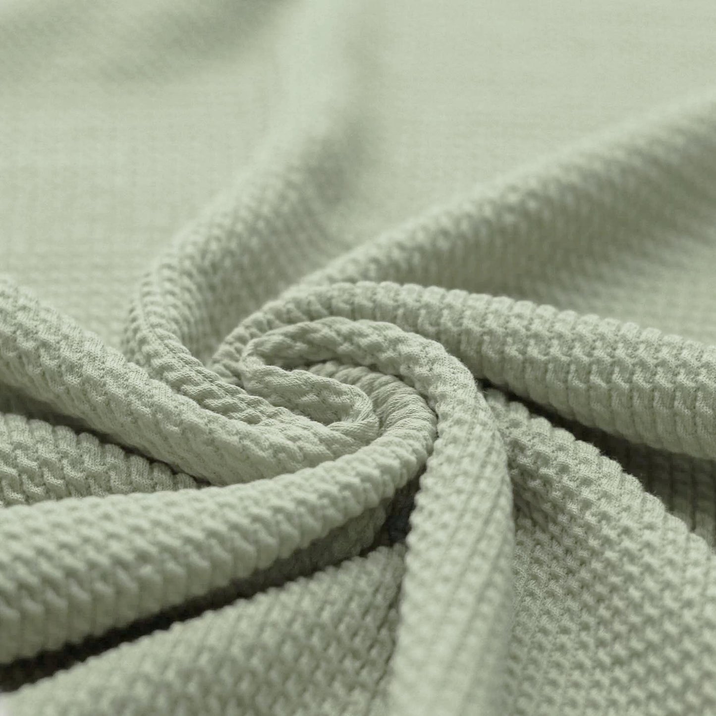 Mini Zopfmuster Jersey dusty green