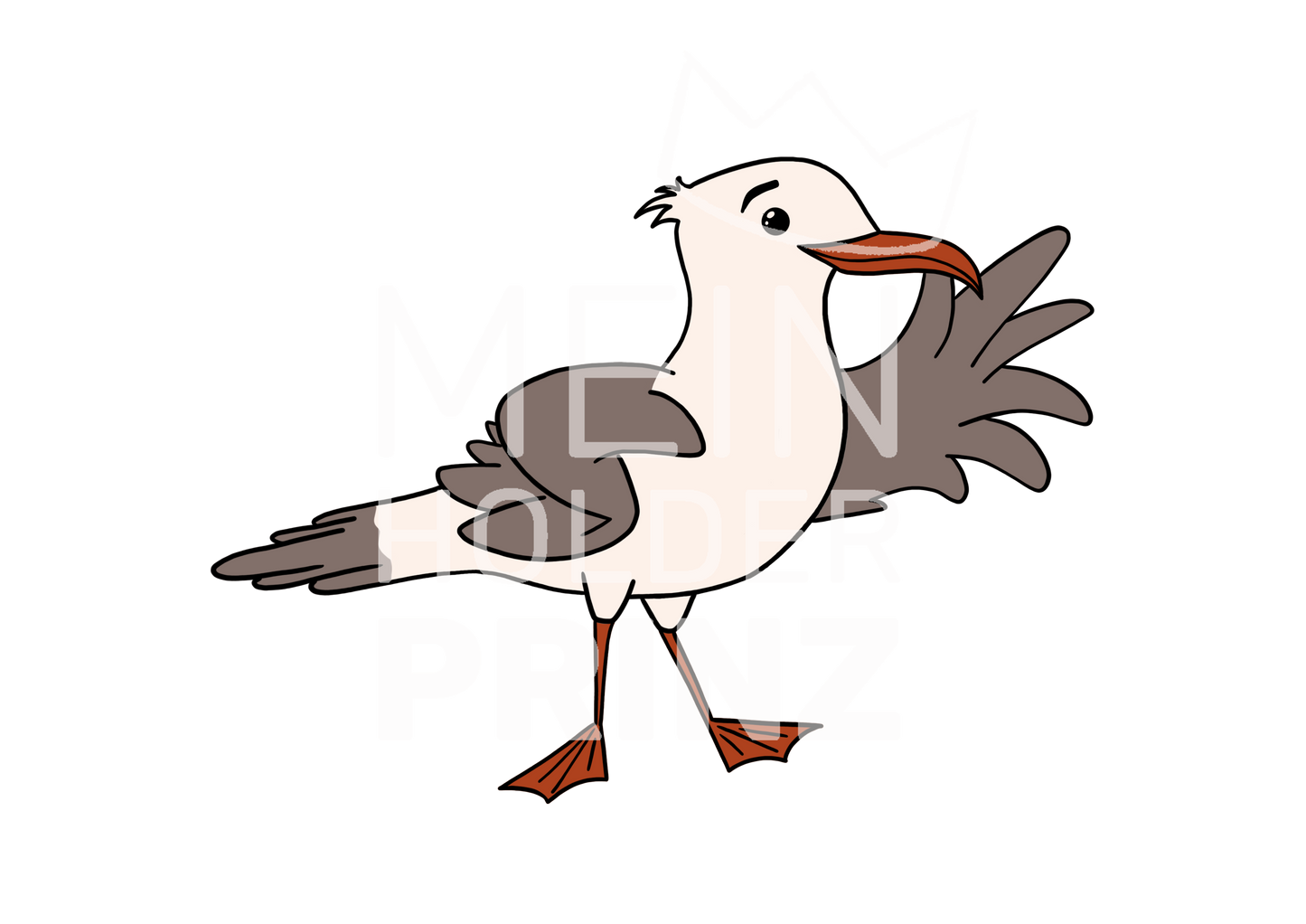 Plotterdatei - Möwe