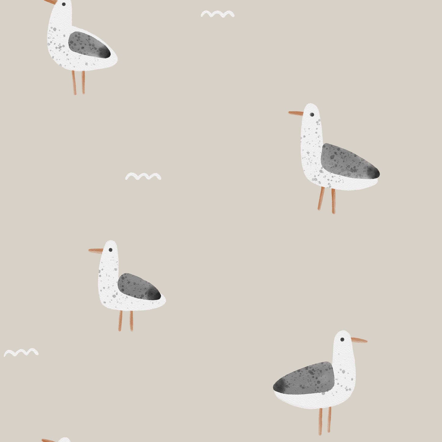 Möwen beige - Jersey