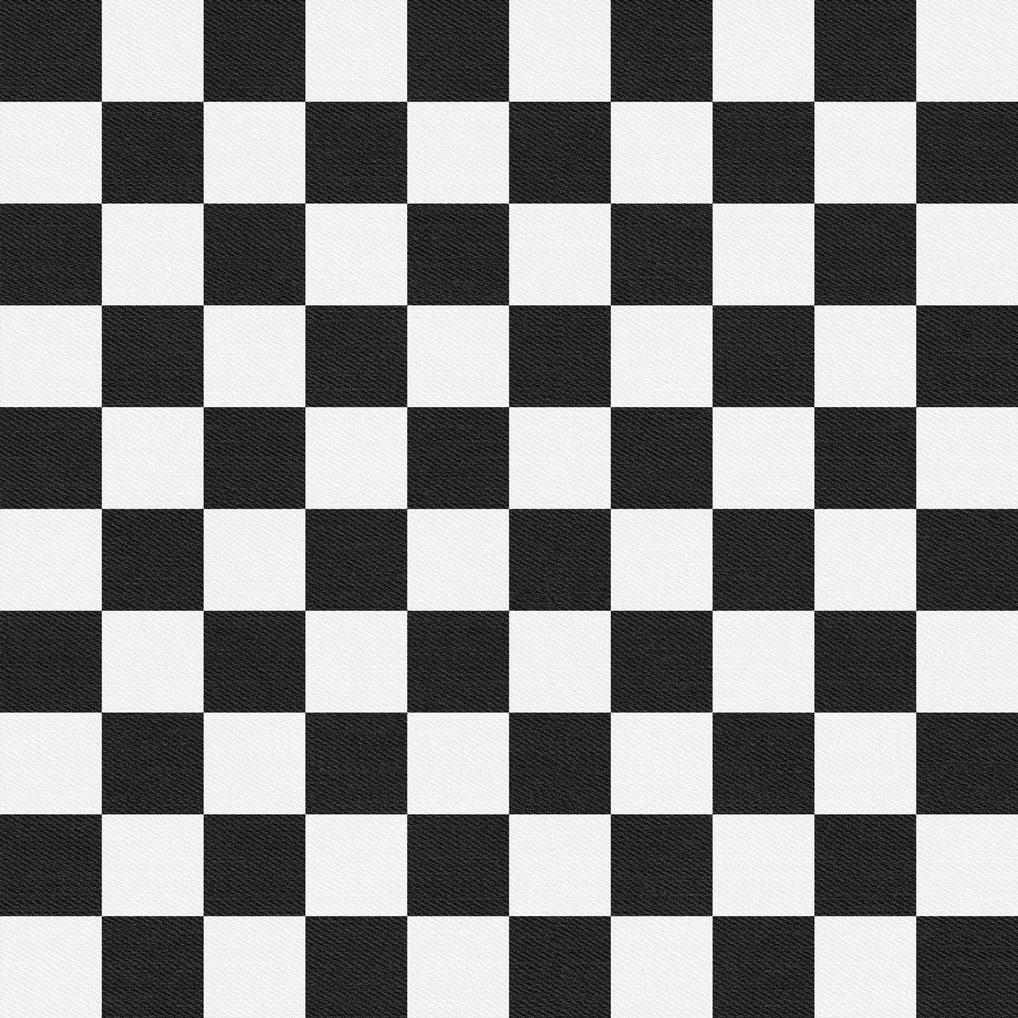 Denim Schachbrett black/white - FT