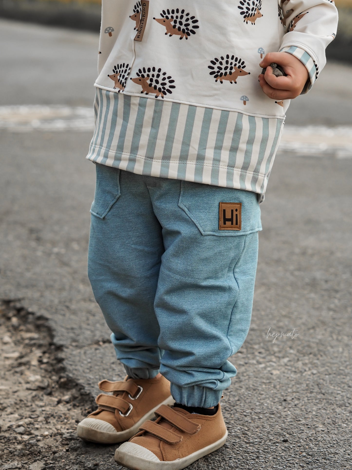 Denim light jeans blue - French Terry