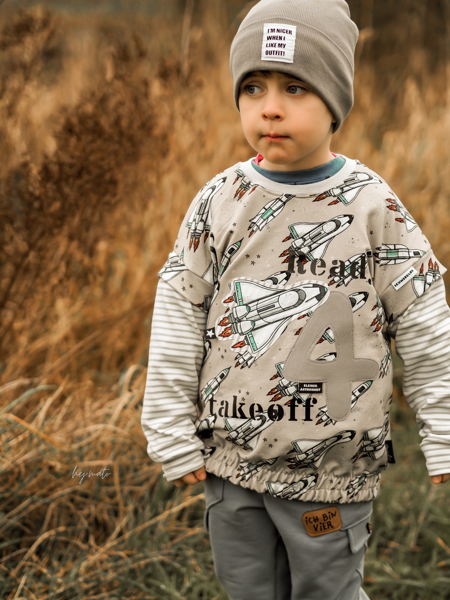 Big Space beige - French Terry