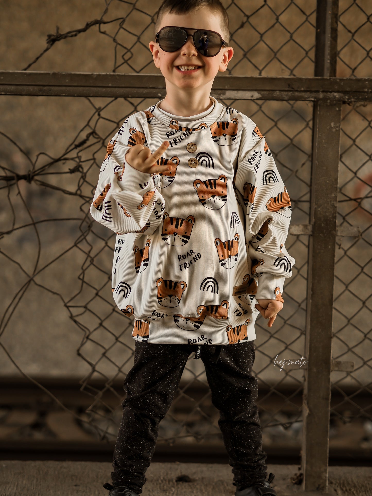 Tiger ROAR FRIEND - Rib Jersey