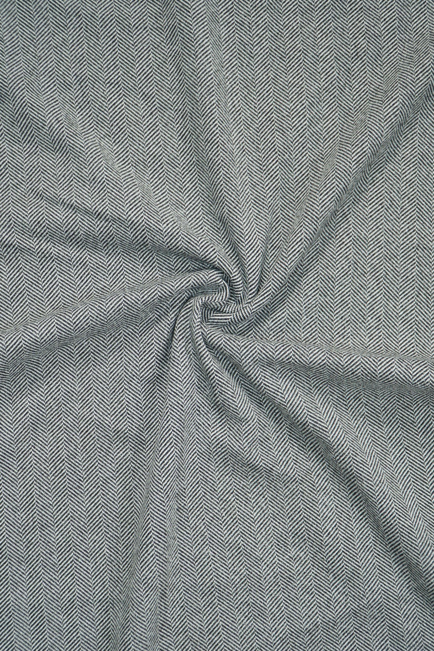 B2B Jacquard Jersey graphit - Fischgräten Design