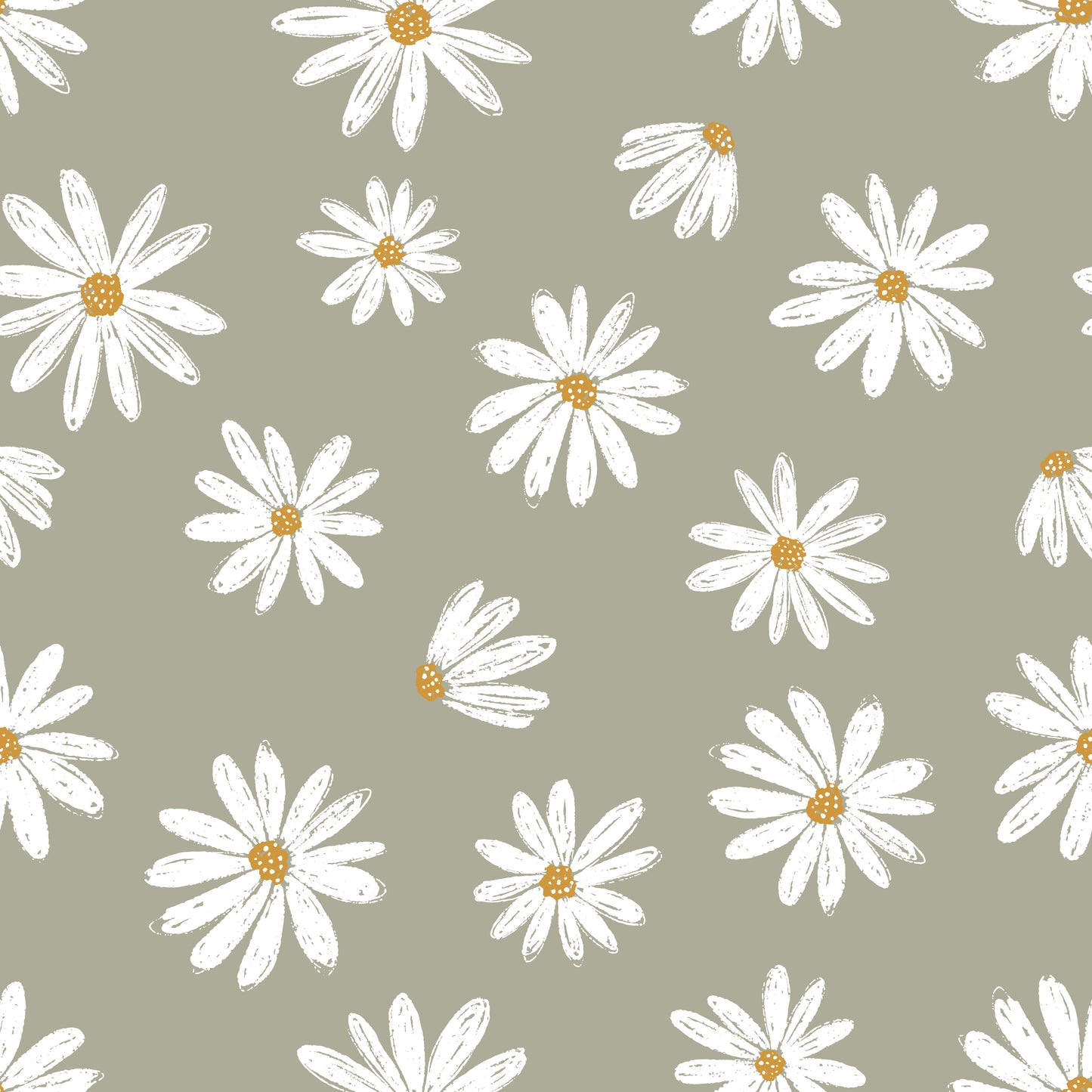 Musselin Daisy green - Eigenproduktion
