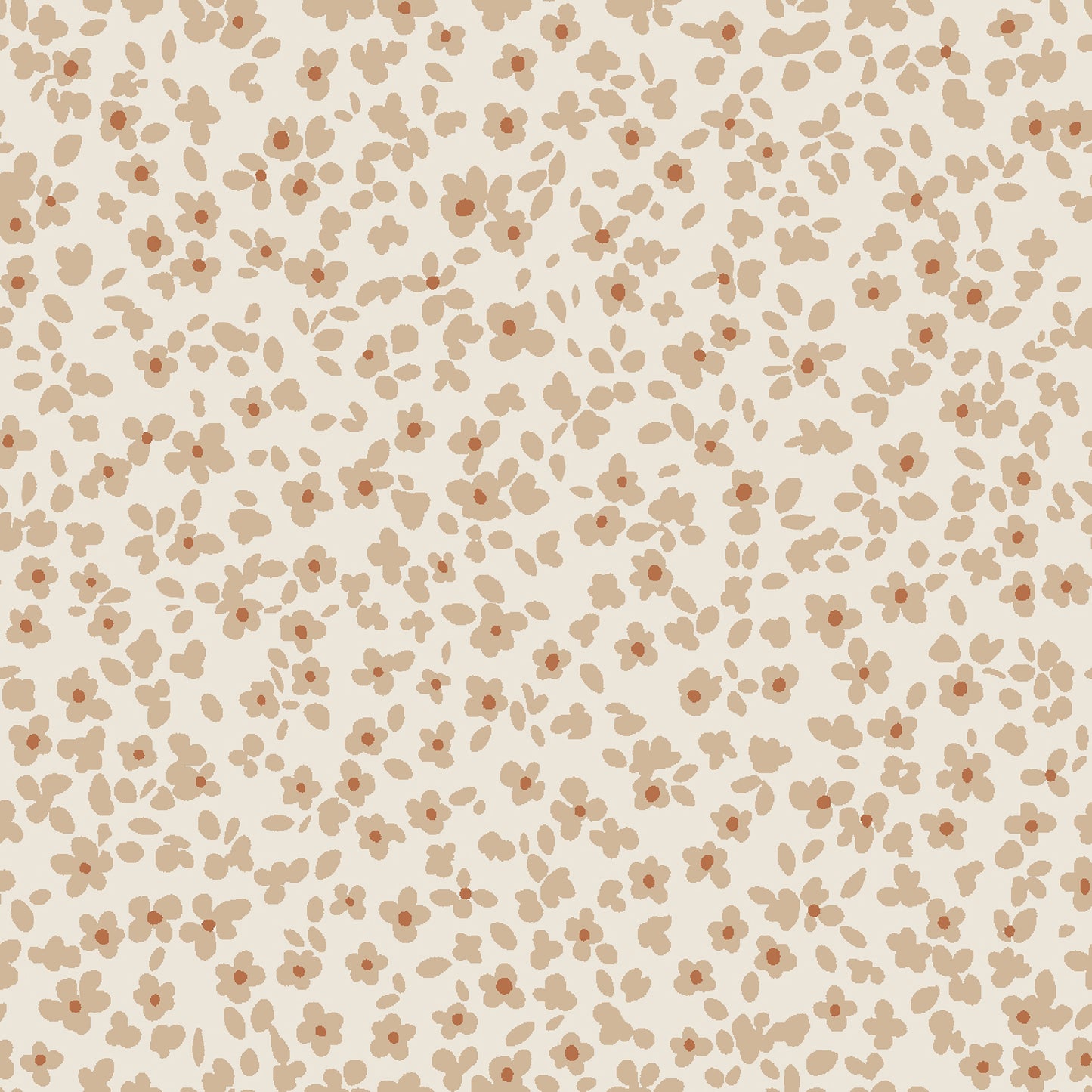 Streublümchen creme - Rib Jersey