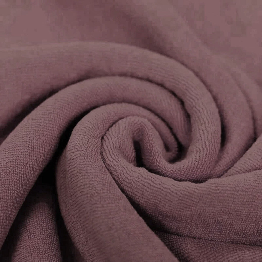 Frottee mauve (stretch)