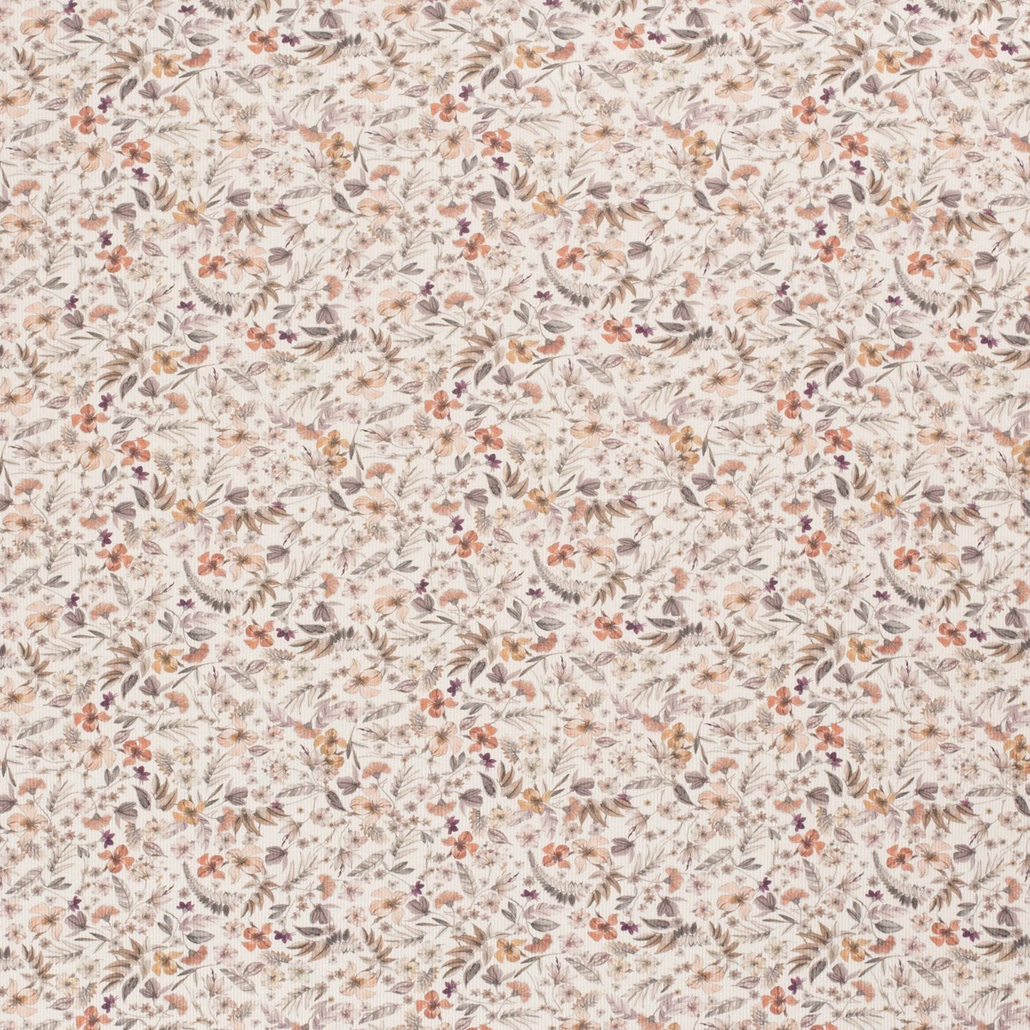 Flowers spring - Rib Jersey