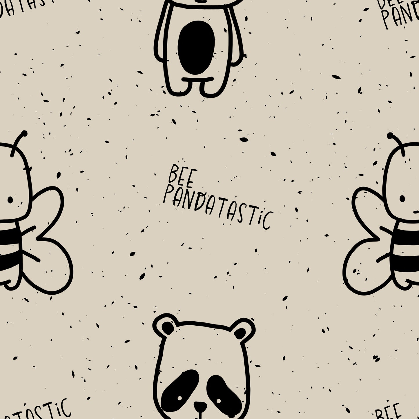 Bee Pandatastic - Rib Jersey