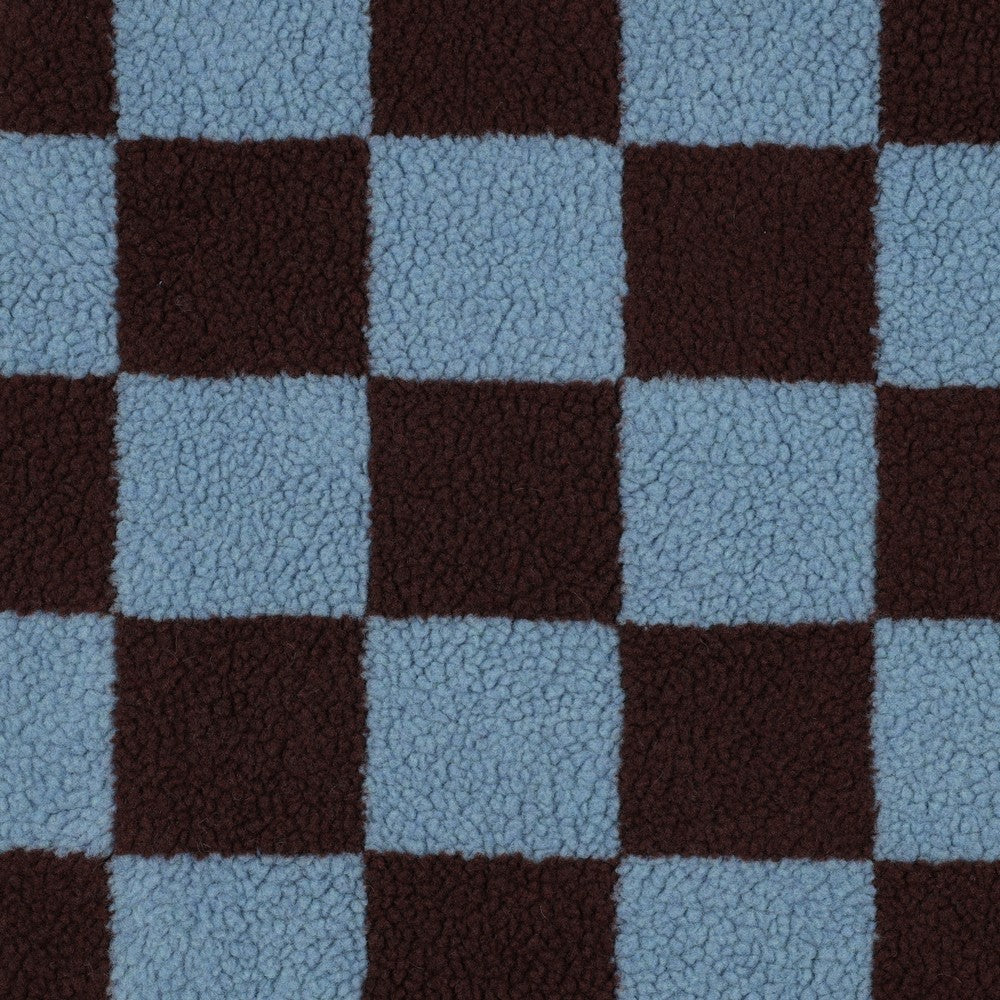Teddy Check blau/bordeaux