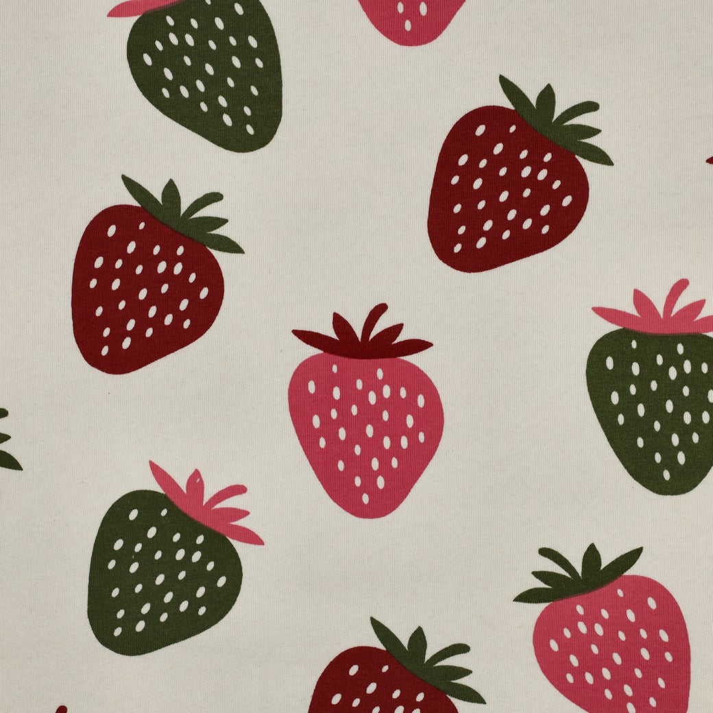 Soft Sweat - Bunte Erdbeeren ecru
