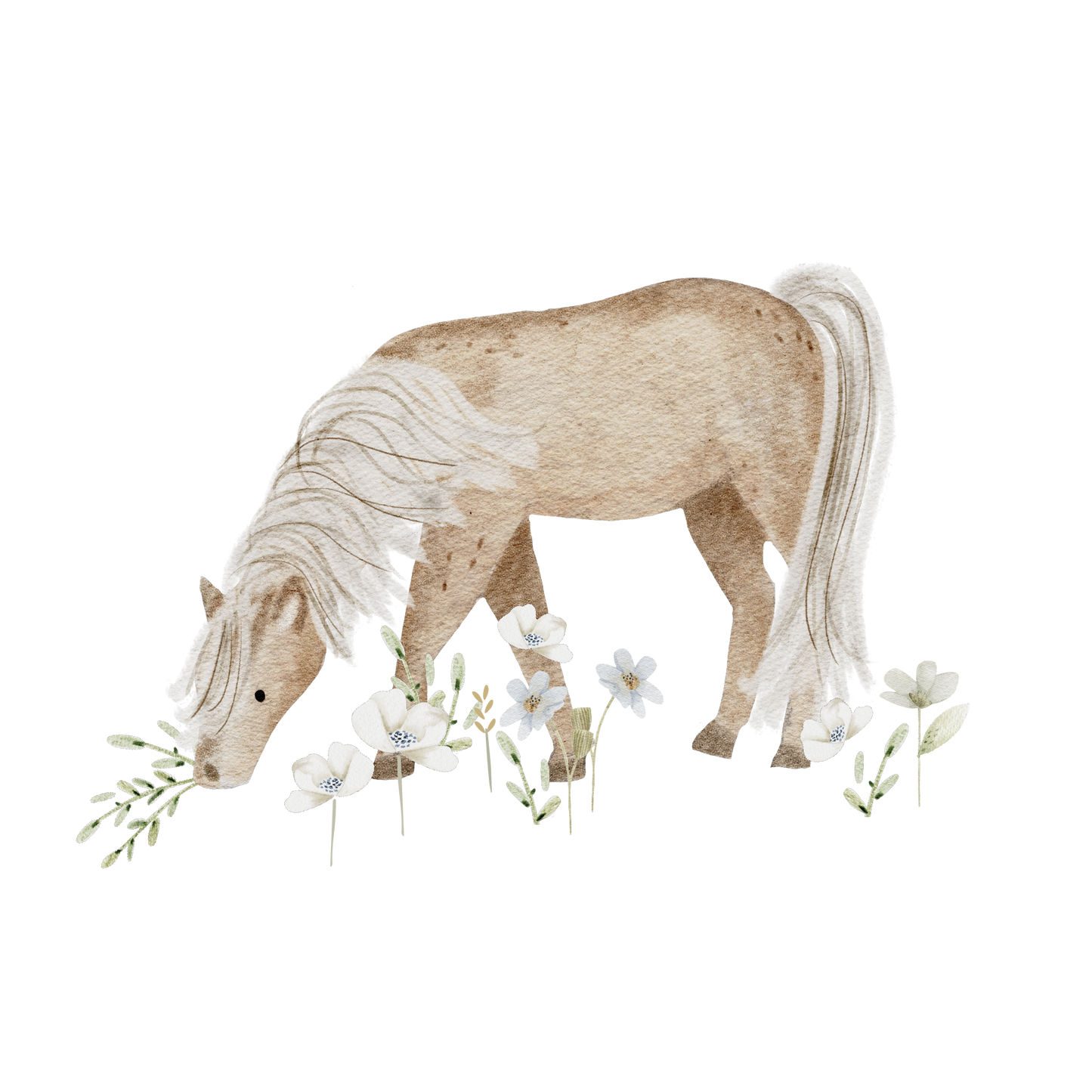 Pony - Bügelbild klein