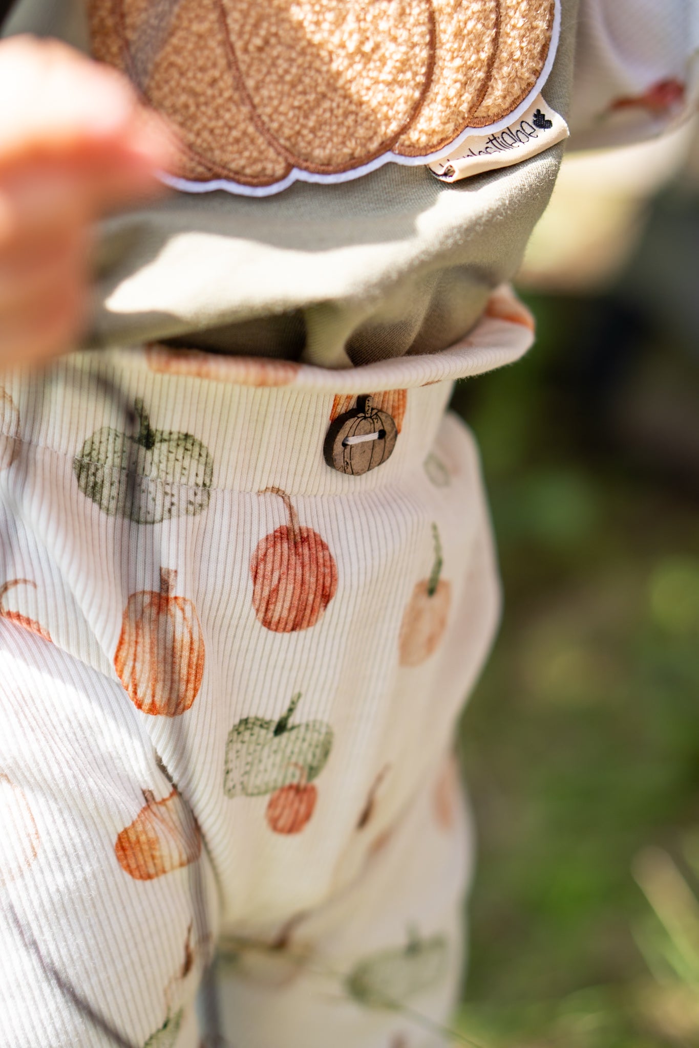 Kürbis Linen - Rib Jersey