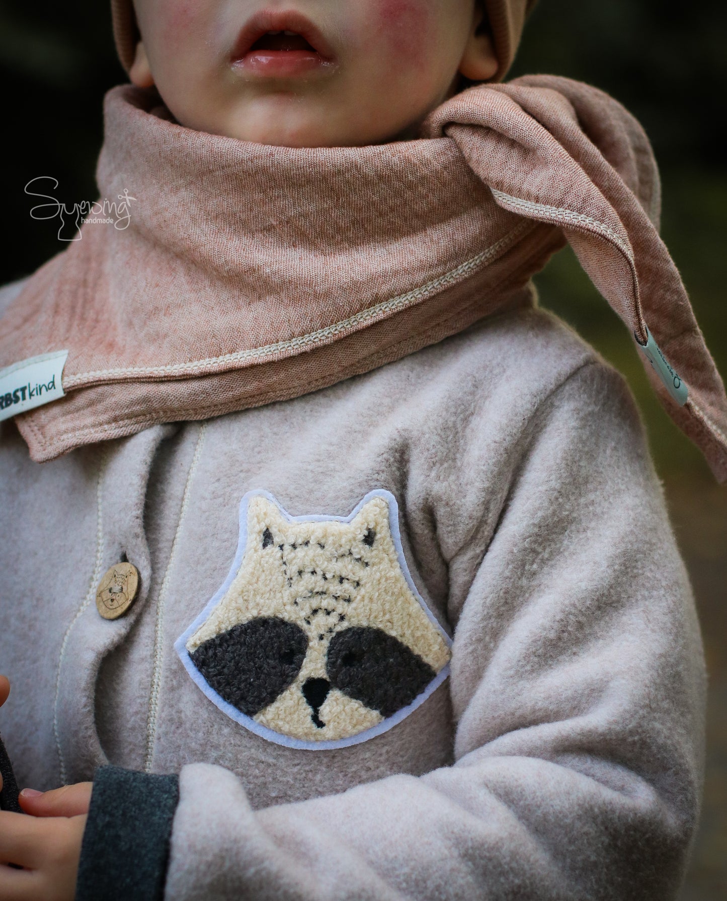 Waschbär - Chenille Patch