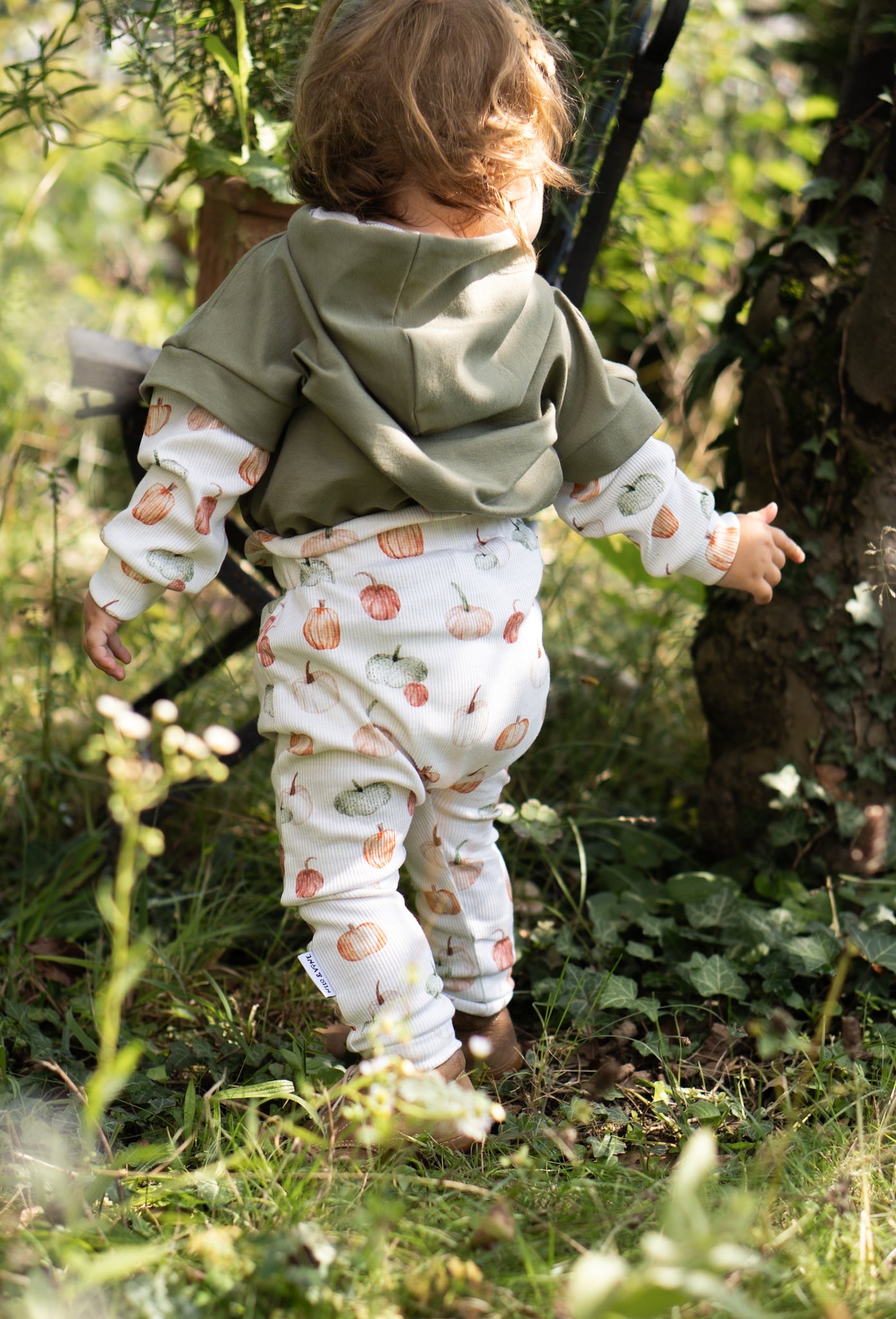 Kürbis Linen - Rib Jersey