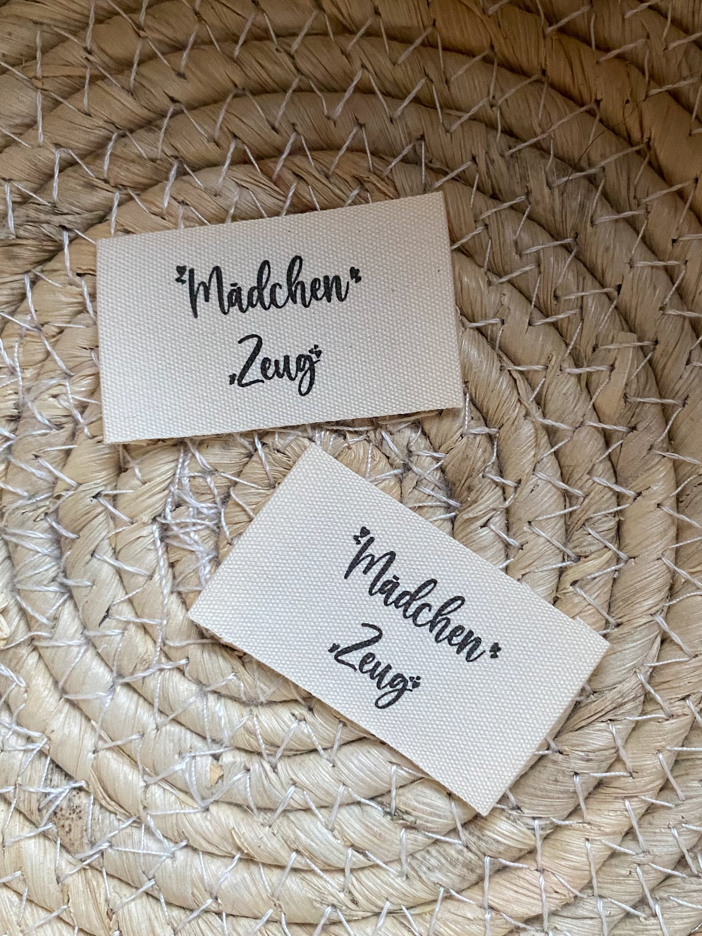 Mädchen Zeug - Baumwoll Label