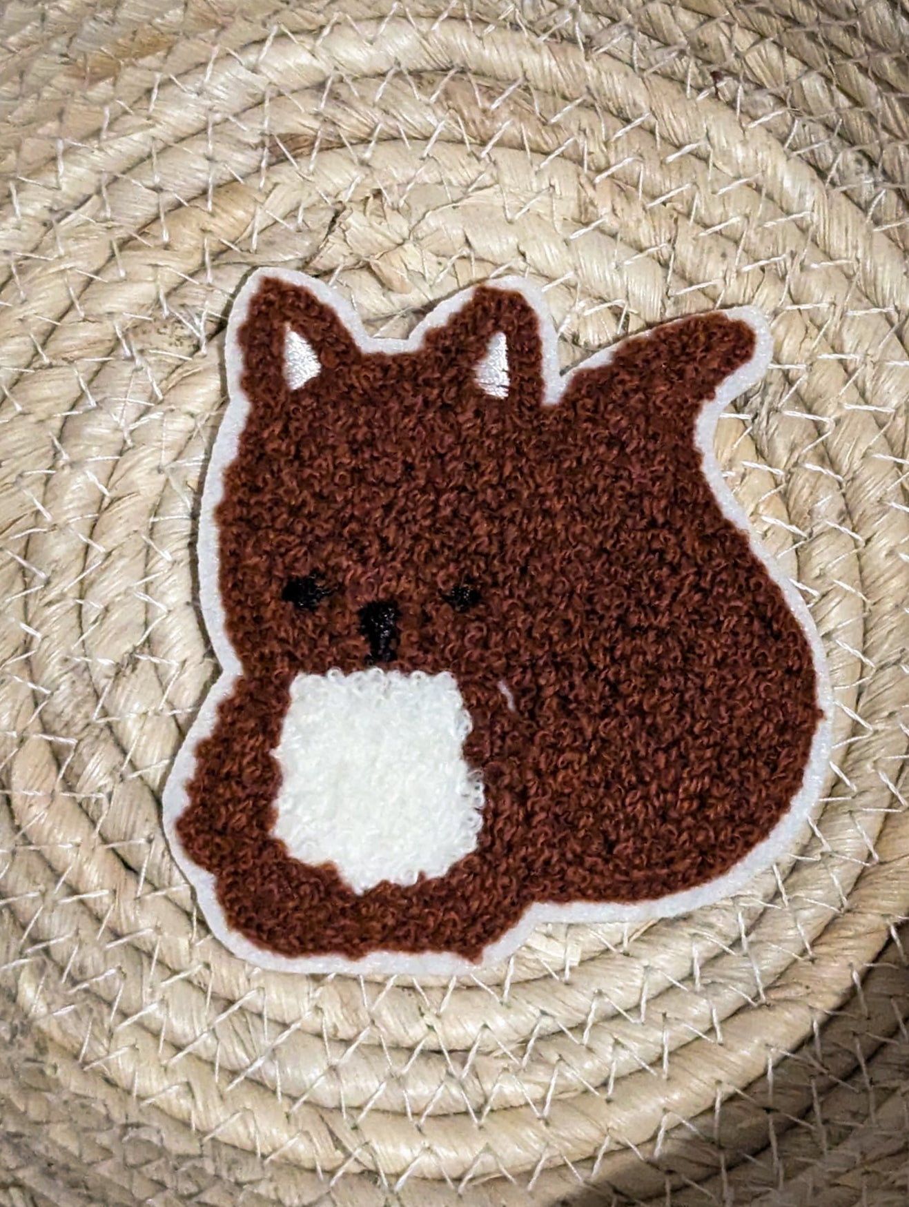 Eichhörnchen - Chenille Patch