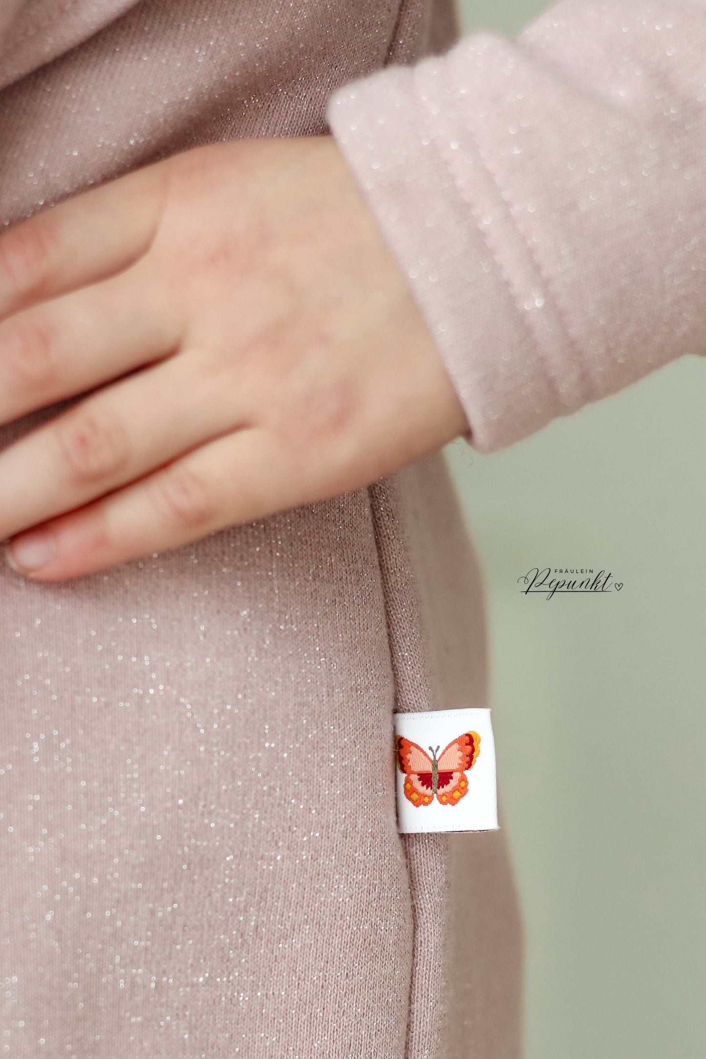 Schmetterling bunt - Web Label