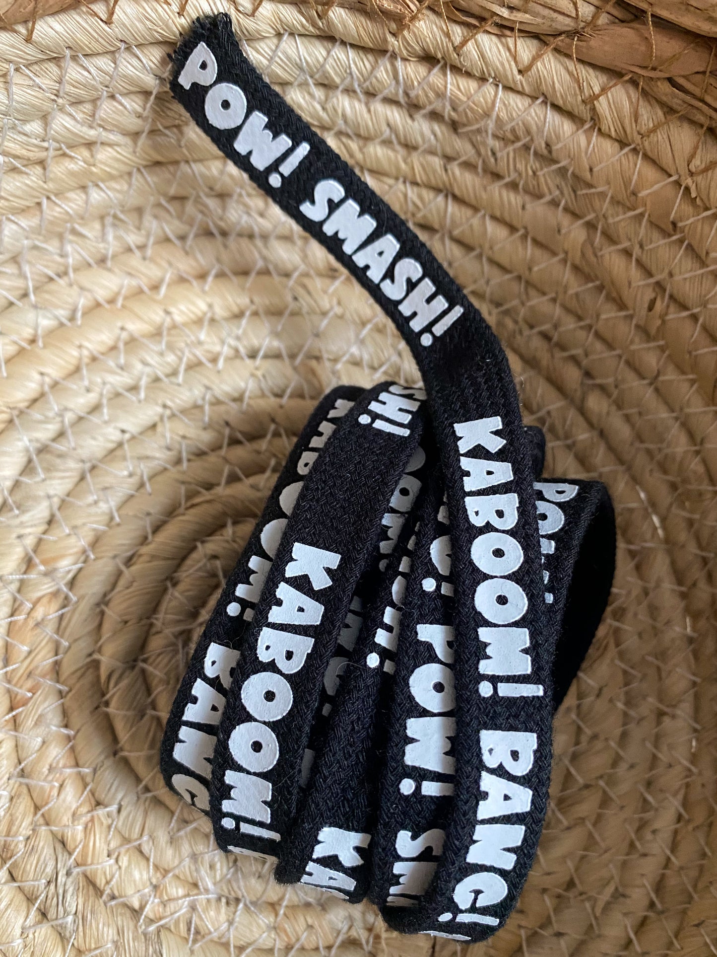 Kordel Kaboom! Bang! Pow! Smash! - schwarz