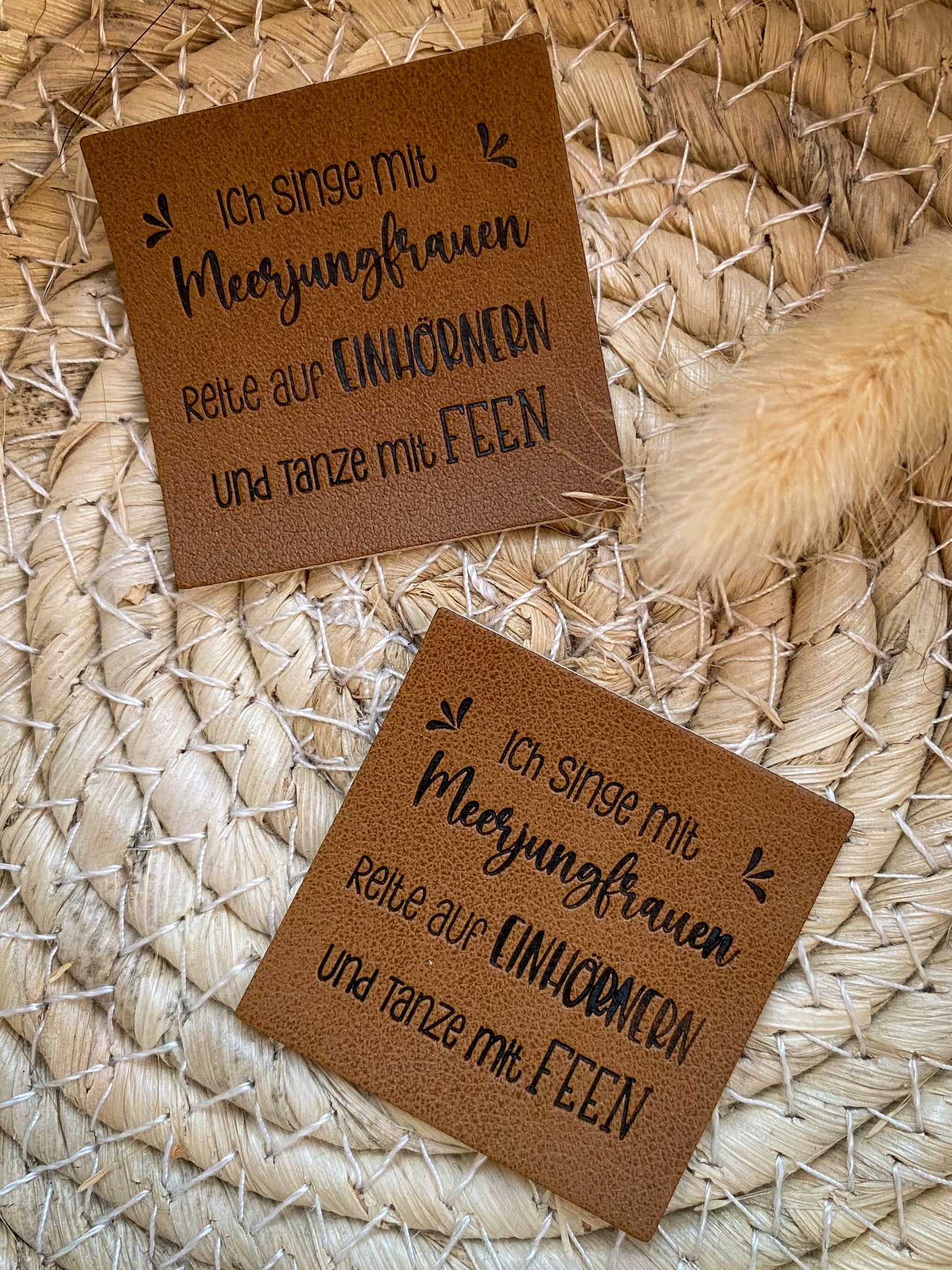 Ich singe mit Meerjungsfrauen, Reite auf Einhörnern Label