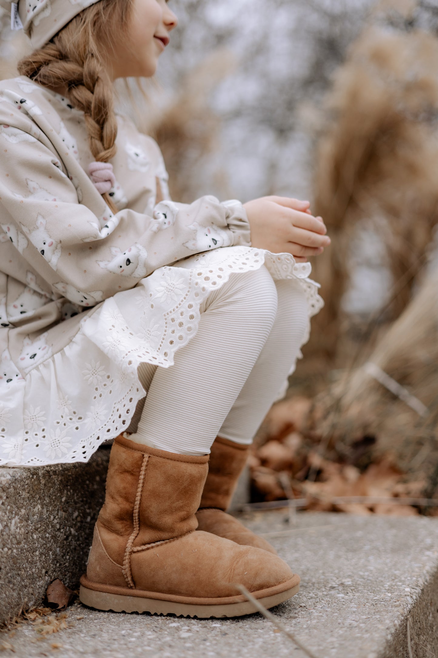 Rudi & Dots beige - French Terry