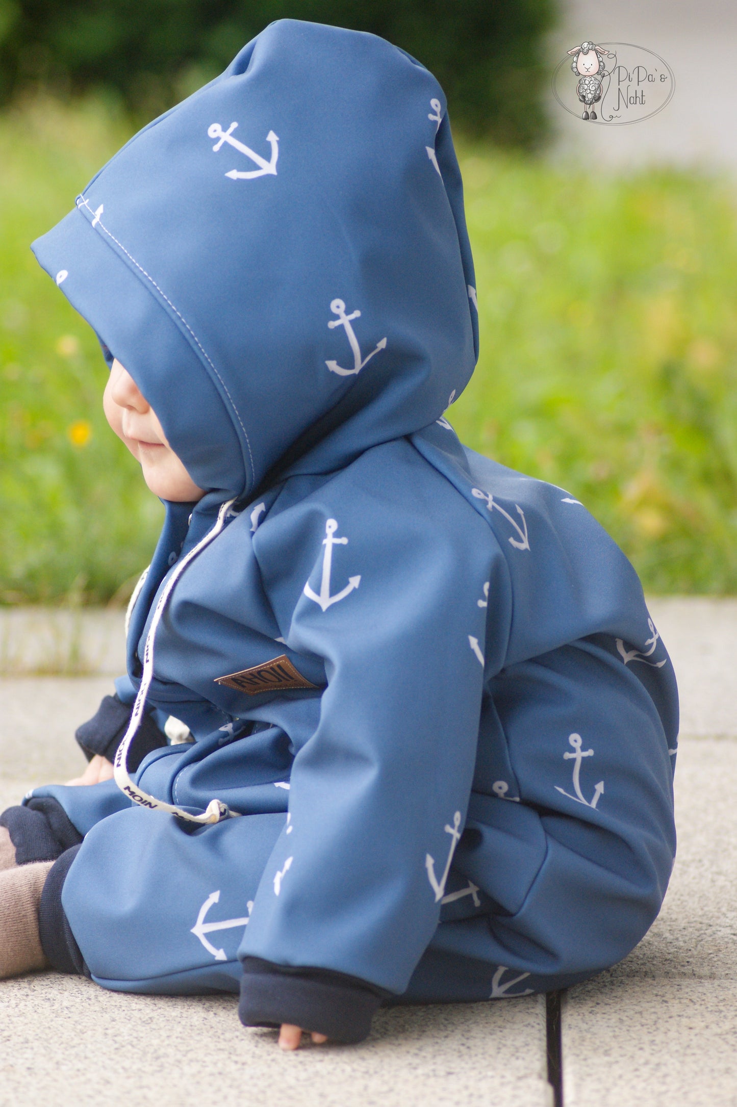 Anker dunkelblau - Softshell -