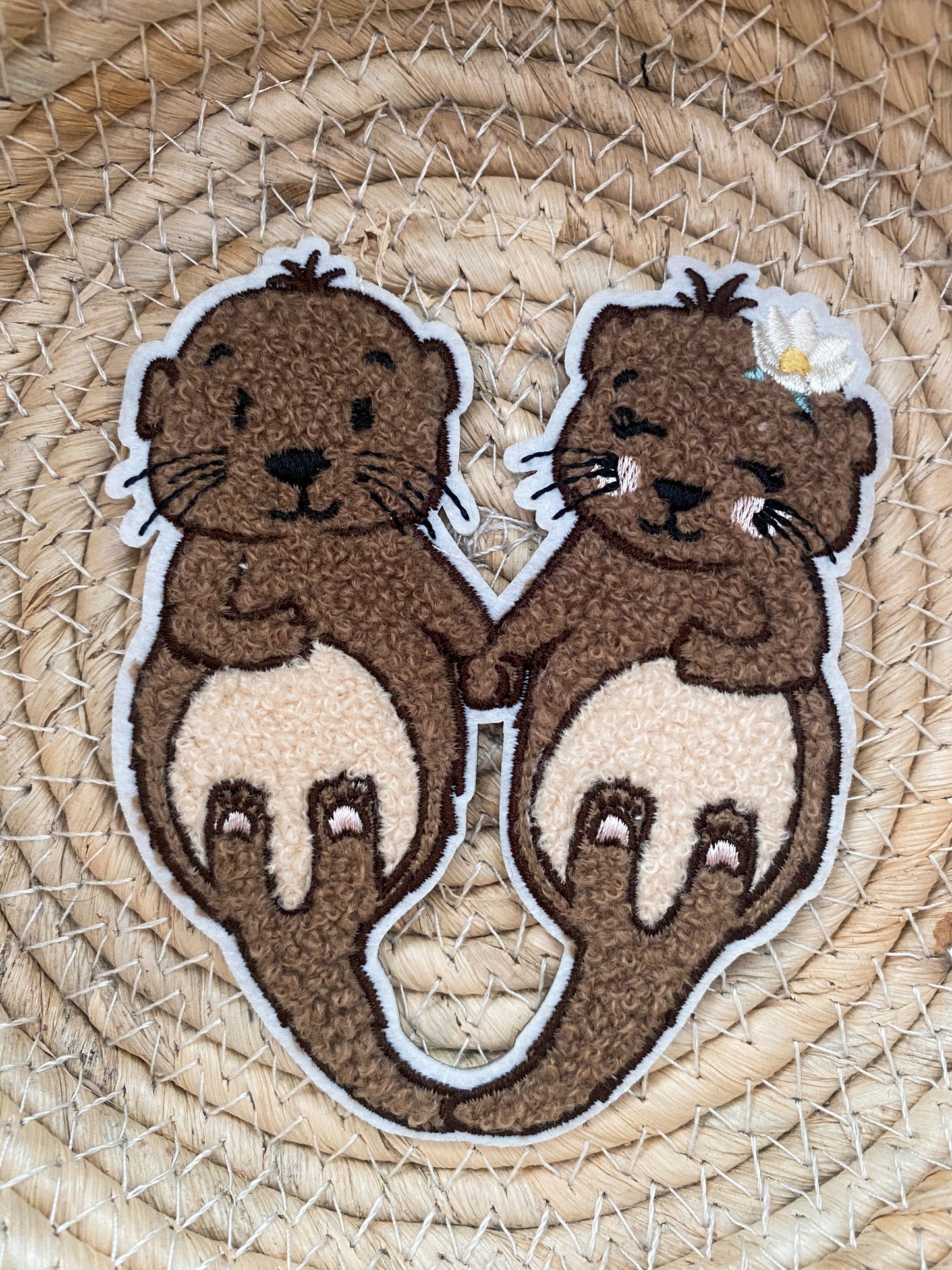 Otter Paar - Chenille Patch