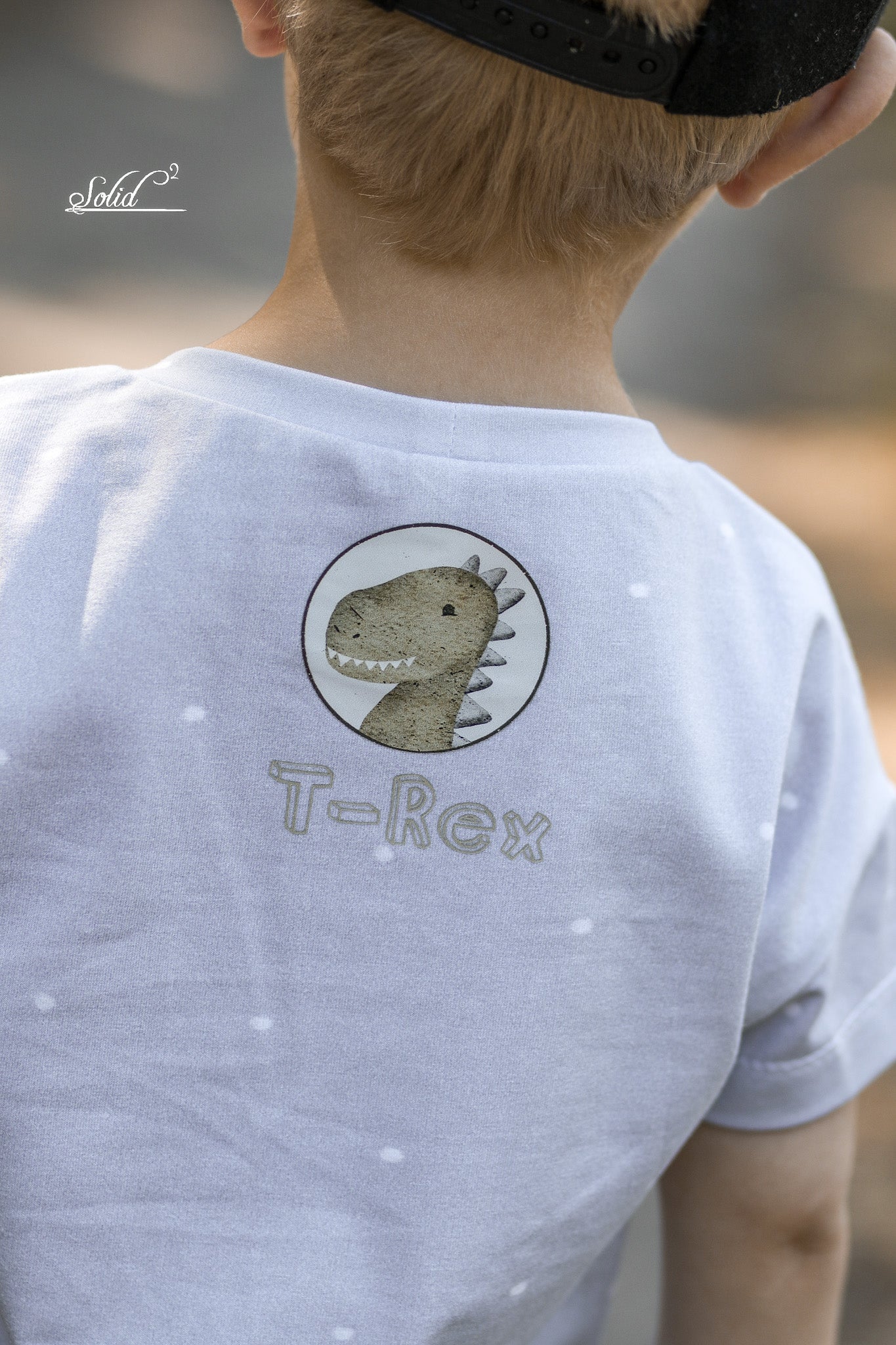 T-Rex Paul Bügelbild groß