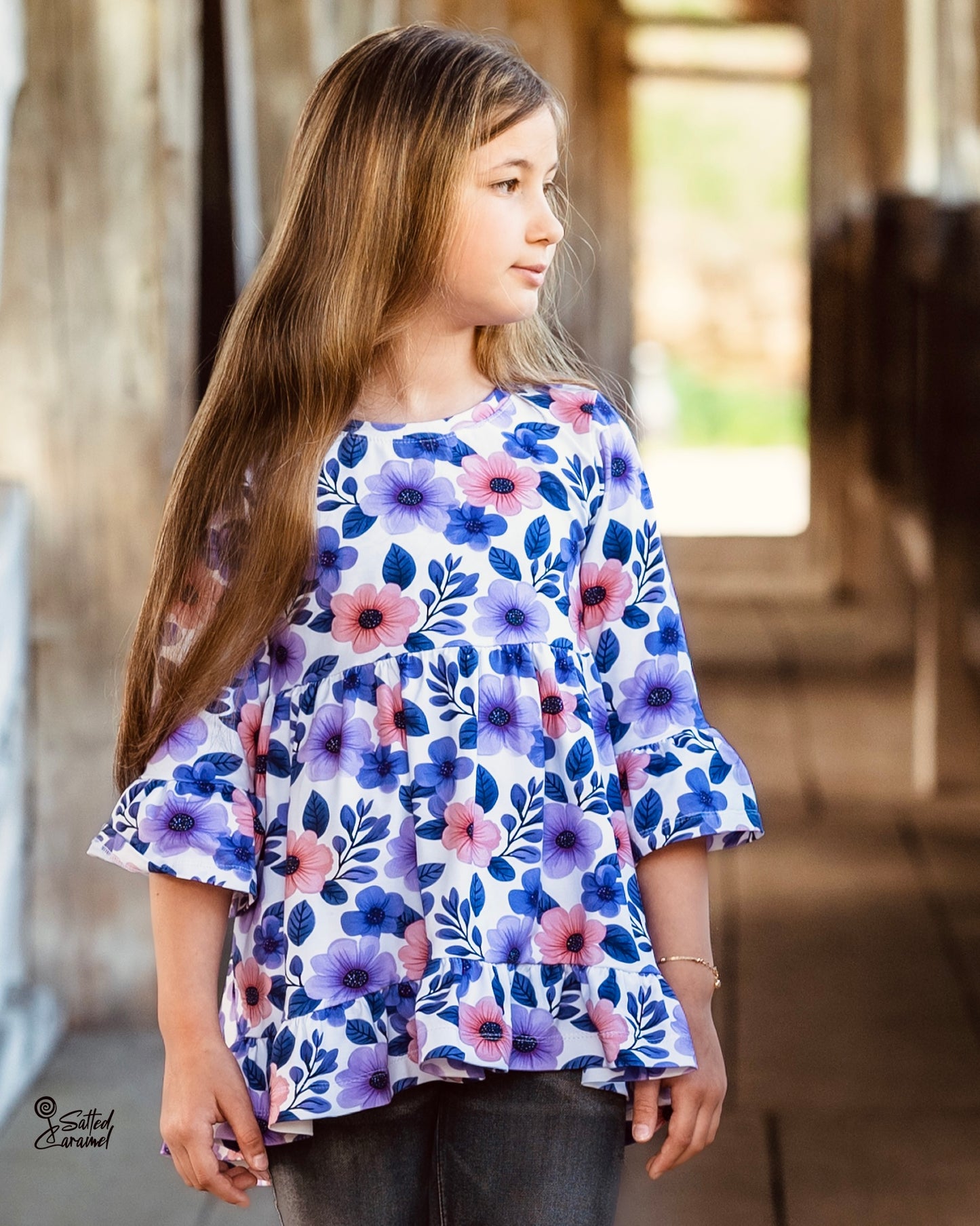 Violett Flowers - Jersey